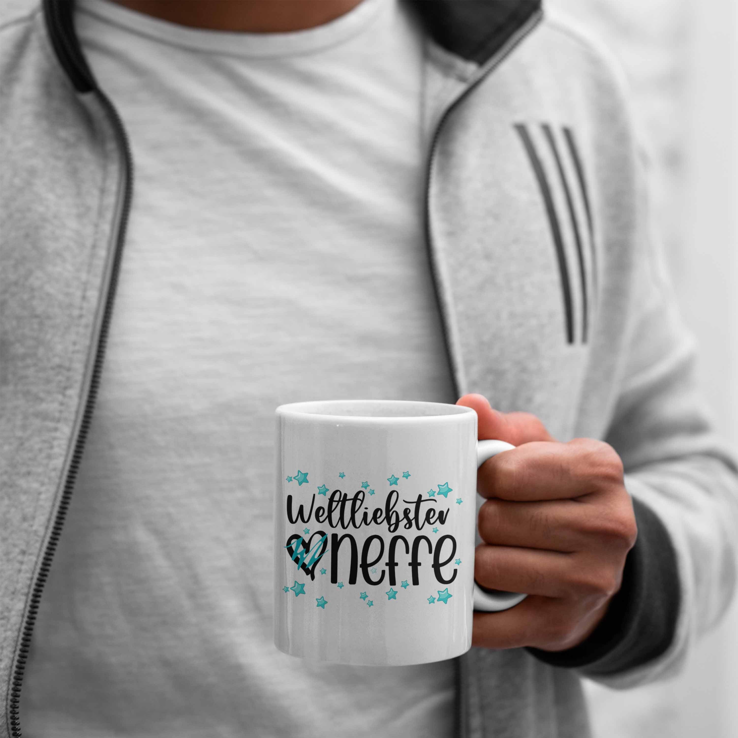 Tante Weiss Kaffeetasse Tasse Weltliebster Trendation Tasse Geschenk Neffe Geschenkidee Neffe - Onkel Trendation von