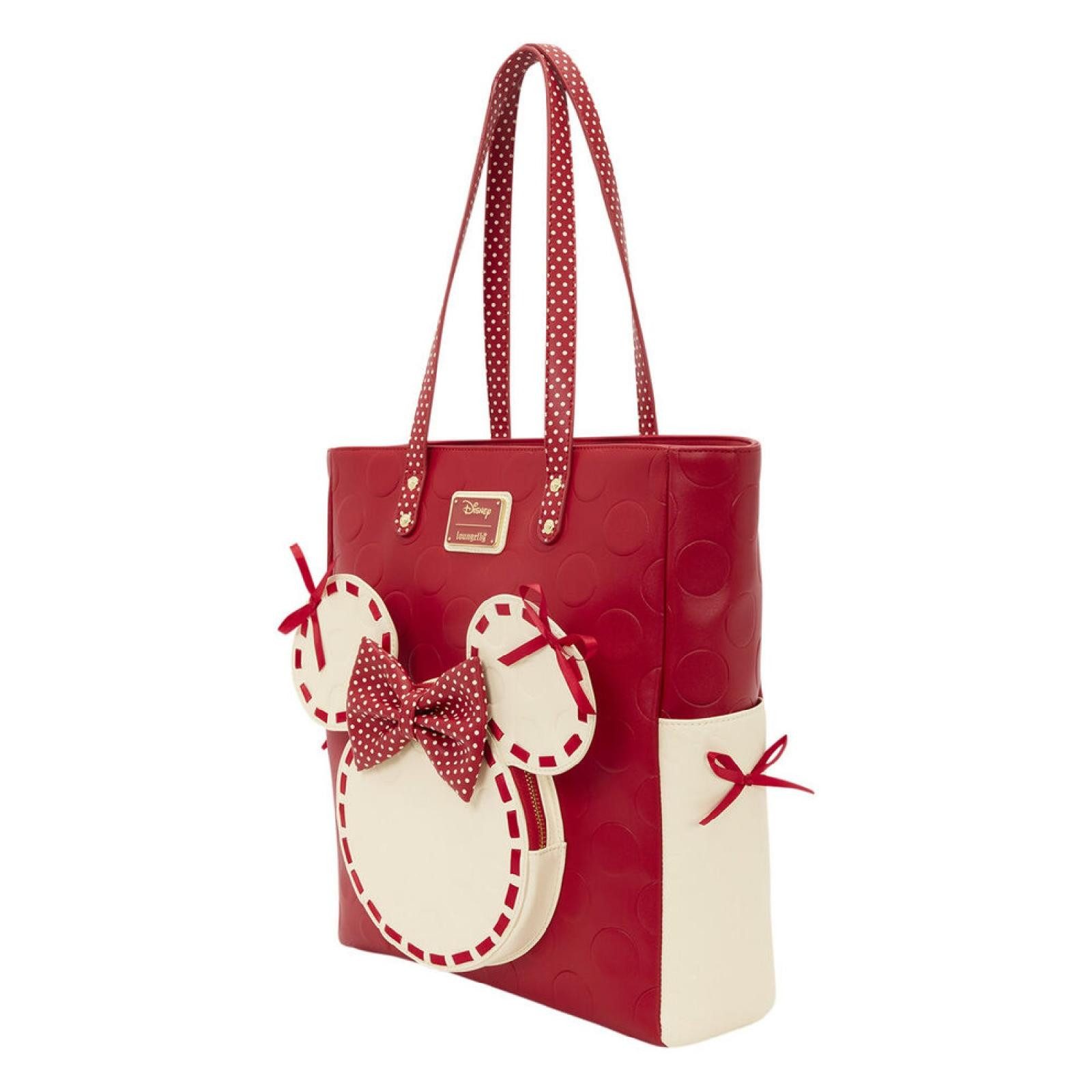 Loungefly Schulranzen Disney Minnie Mouse Rocks the Dots Coquette Schultertasche