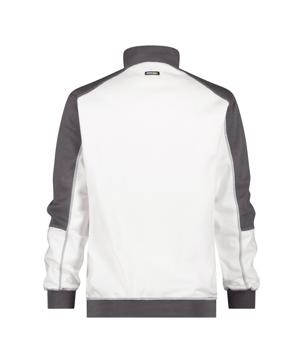 Dassy Sweatshirt Halfzip Basiel Zweifarbig mit verstärkten Nähten