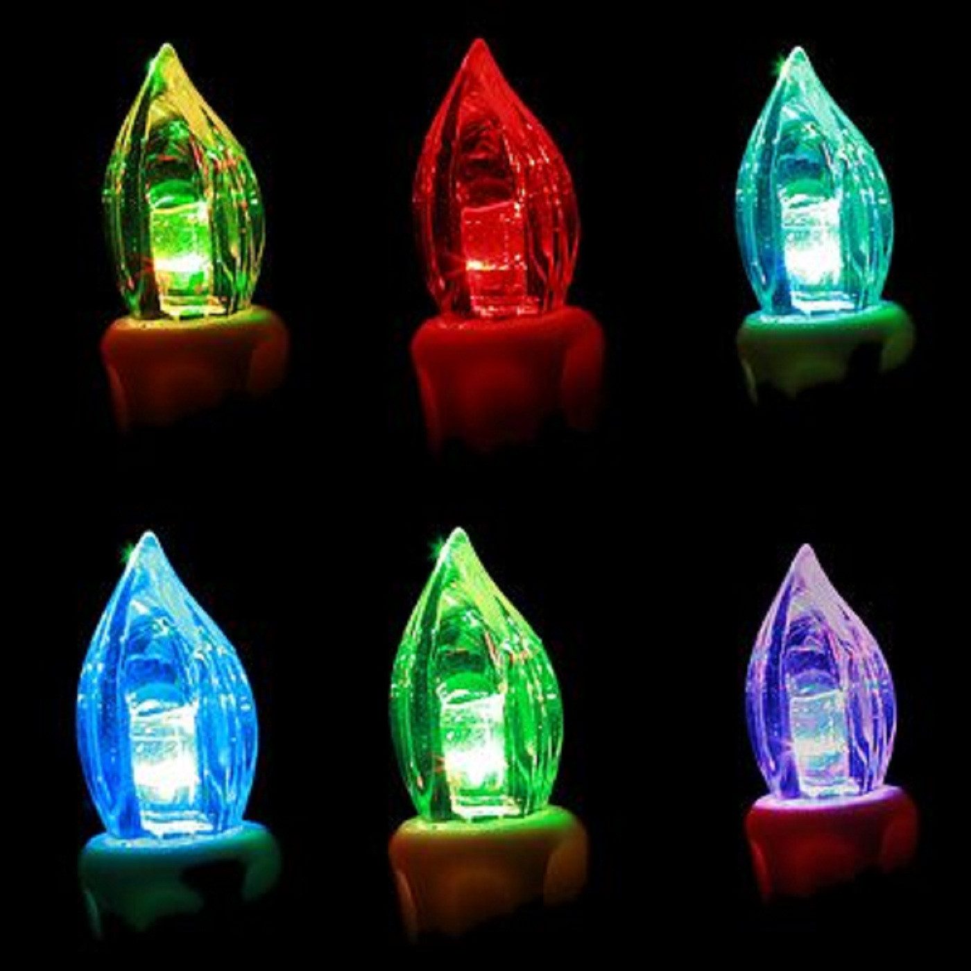 TRANGO LED-Christbaumkerzen, 24-flammig, mit Stecksystem Innenbereich Weihn günstig online kaufen