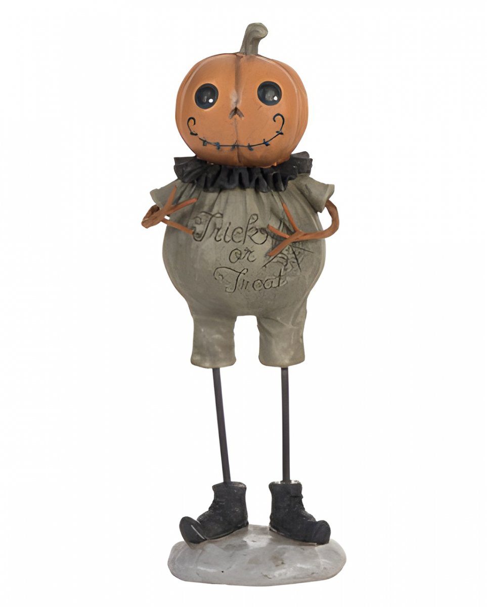 or im Dekofigur Horror-Shop Halloween Kürbis Figur Trick S Vintage Treat