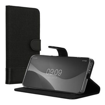 kwmobile Handyhülle Wallet Case für Motorola Edge 40 Neo, Hülle mit Ständer - Handyhülle Kartenfächer