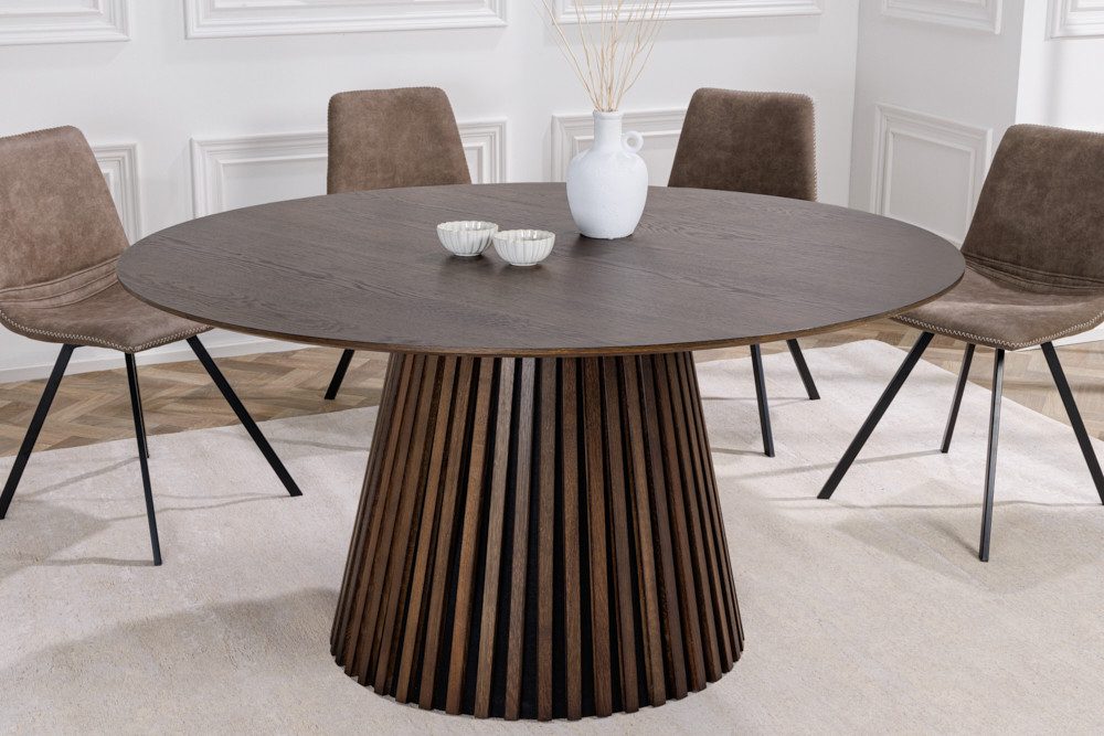 riess-ambiente Esstisch VALHALLA WOOD Ø140cm smoked günstig online kaufen
