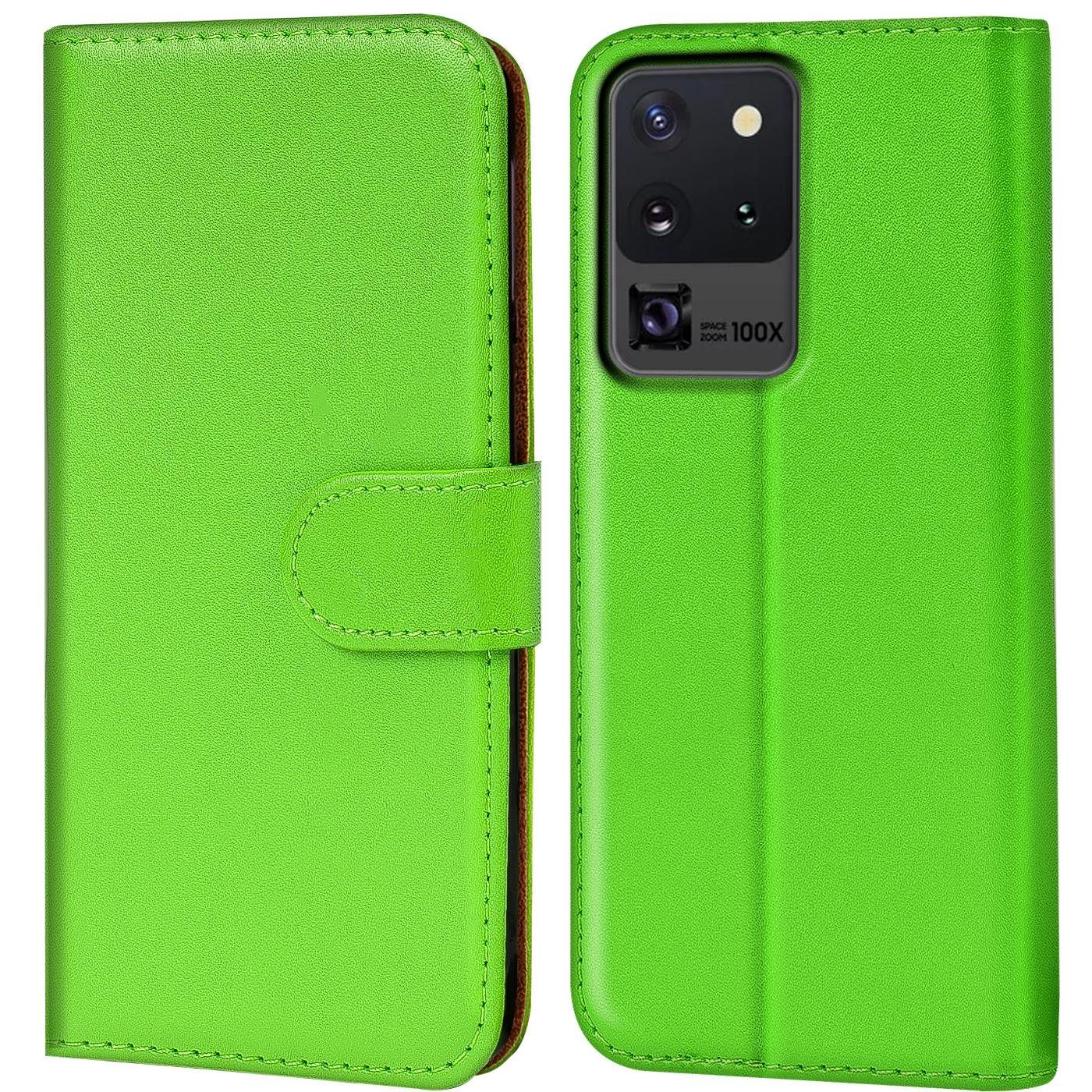 CoolGadget Handyhülle Wallet Klapp Tasche Book Case für Samsung Galaxy S20 Ultra 6,9 Zoll, Hülle Klapphülle Flip Cover Etui Schutzhülle