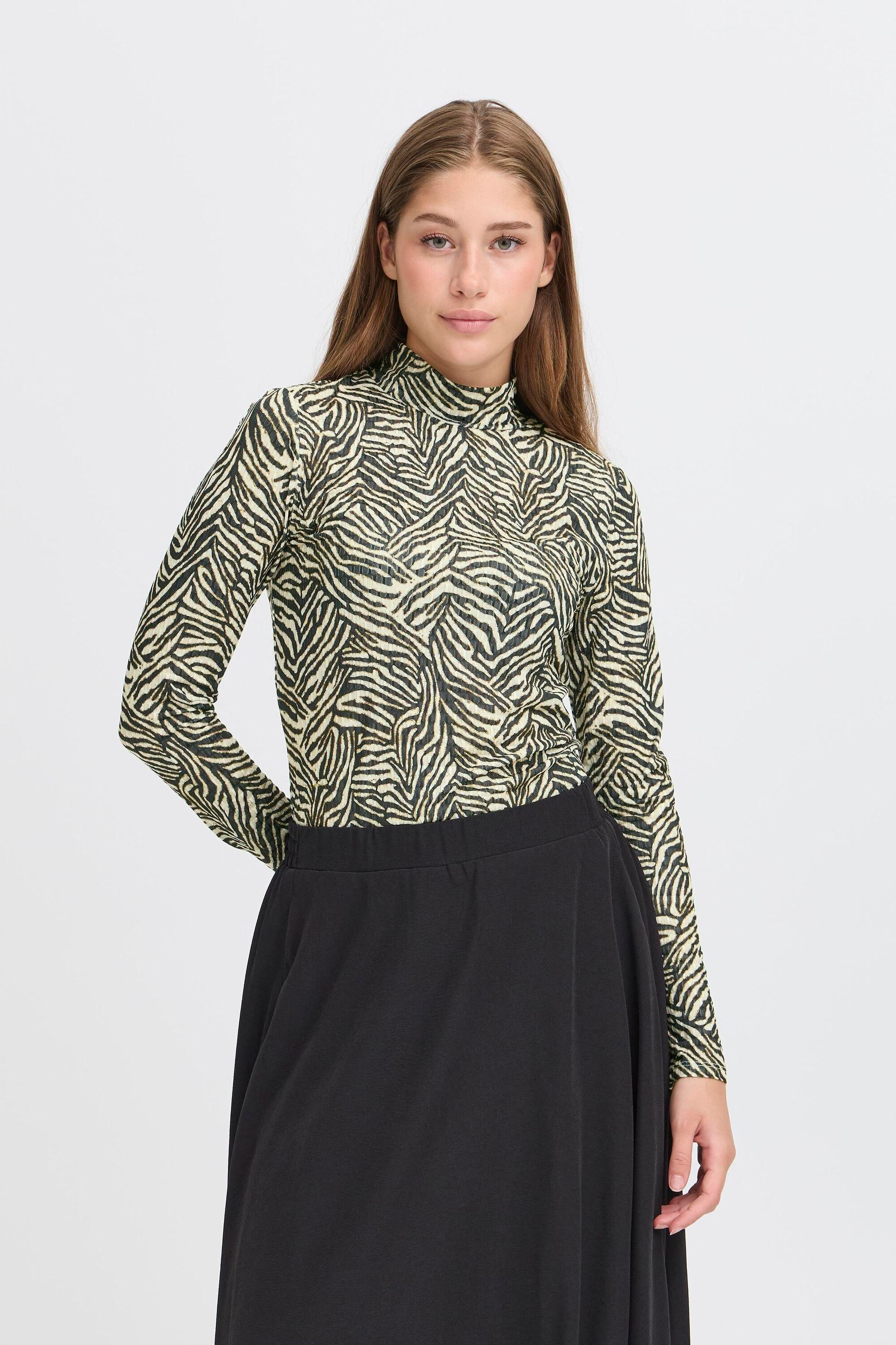 Ichi Langarmbluse Langarm IHLAVA