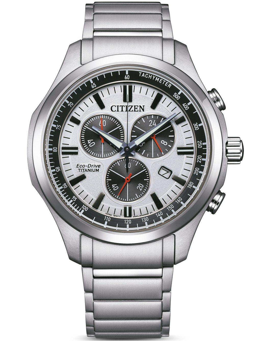 Citizen Quarzuhr Citizen AT2530-85A Eco-Drive Titanium Chronograph Herrenuhr 43mm Citizen AT2530-85A Eco-Drive Titanium Chronograph Herrenuhr 43mm