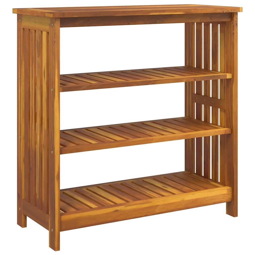 vidaXL Schuhschrank Garten-Schrank mit Regal mit Speicher Braun 90 x 40 x 90 cm (1-St)