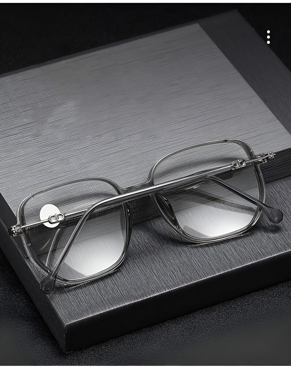 PACIEA Brille Damen UV Schutz Oversized mit Sonne selbsttönend