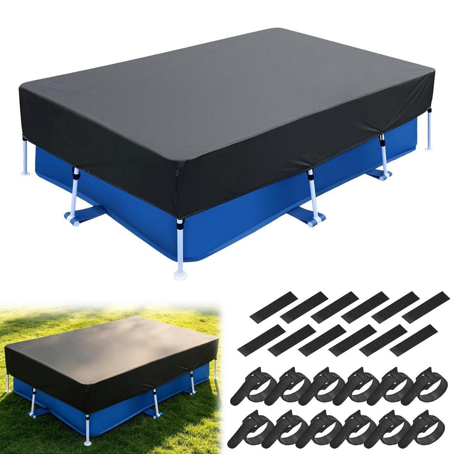 LuxusKollektion Pool-Abdeckplane Pool Abdeckung Rechteckig 300x200cm (1-St)
