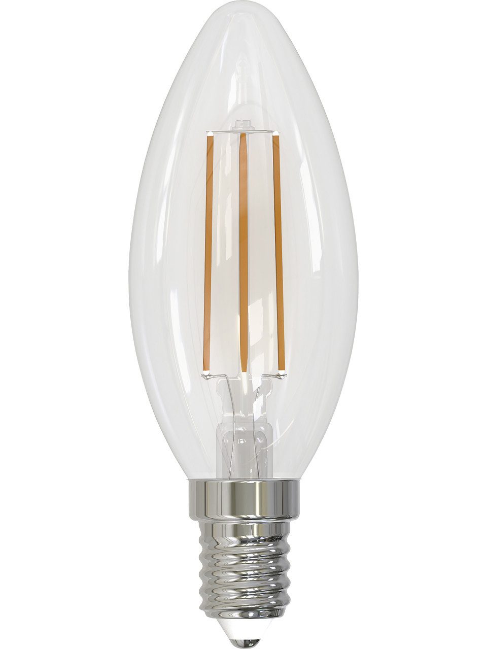 MÜLLER LICHT LED-Leuchtmittel Müller Licht LED Kerzenlampe E14 4 W warmweiß matt, Nicht dimmbar nicht Smart Home-fähig