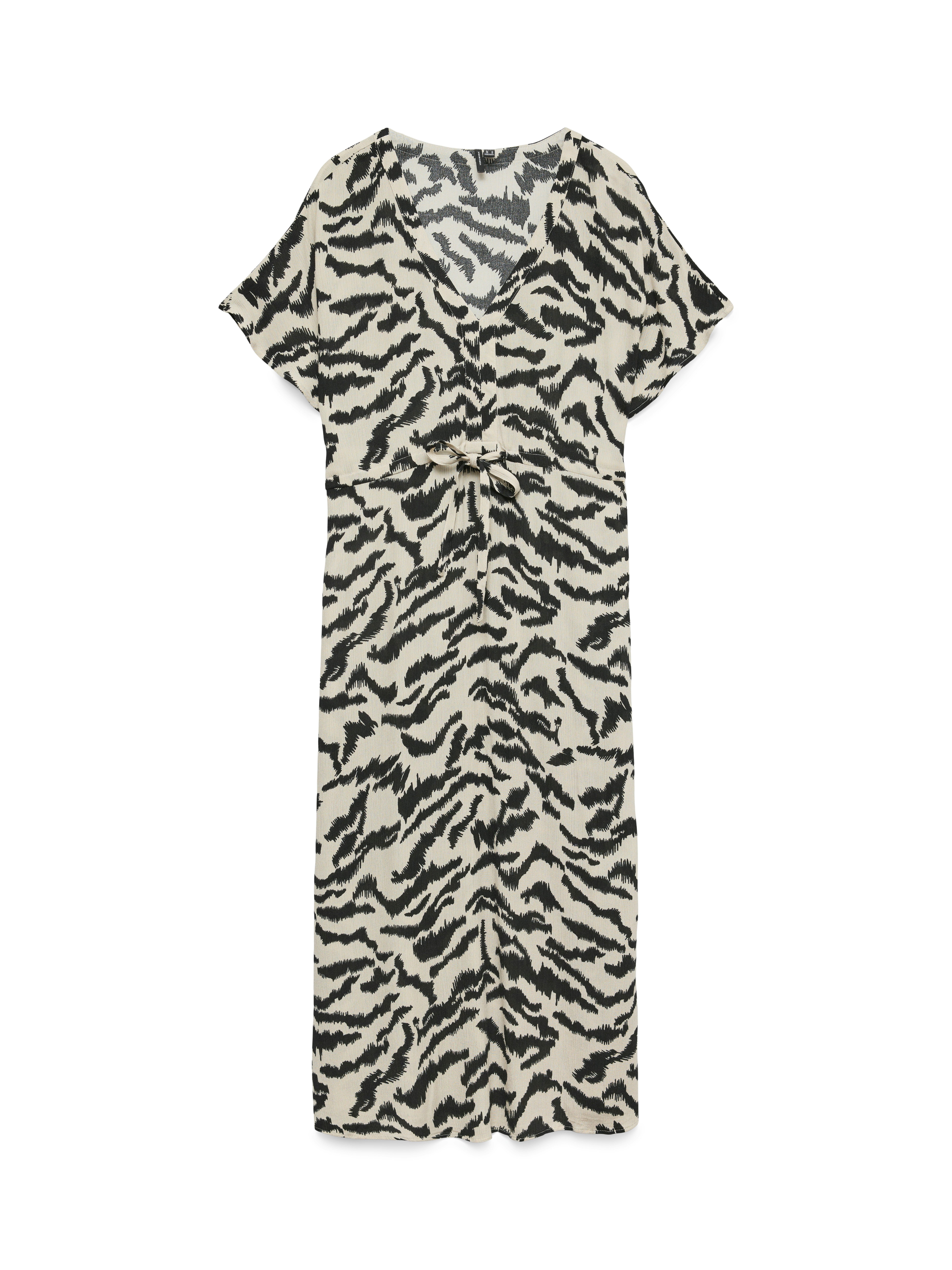 Vero Moda Maxikleid VMMENNY SS 7/8 KAFTAN WVN GA Viskose, loose fit