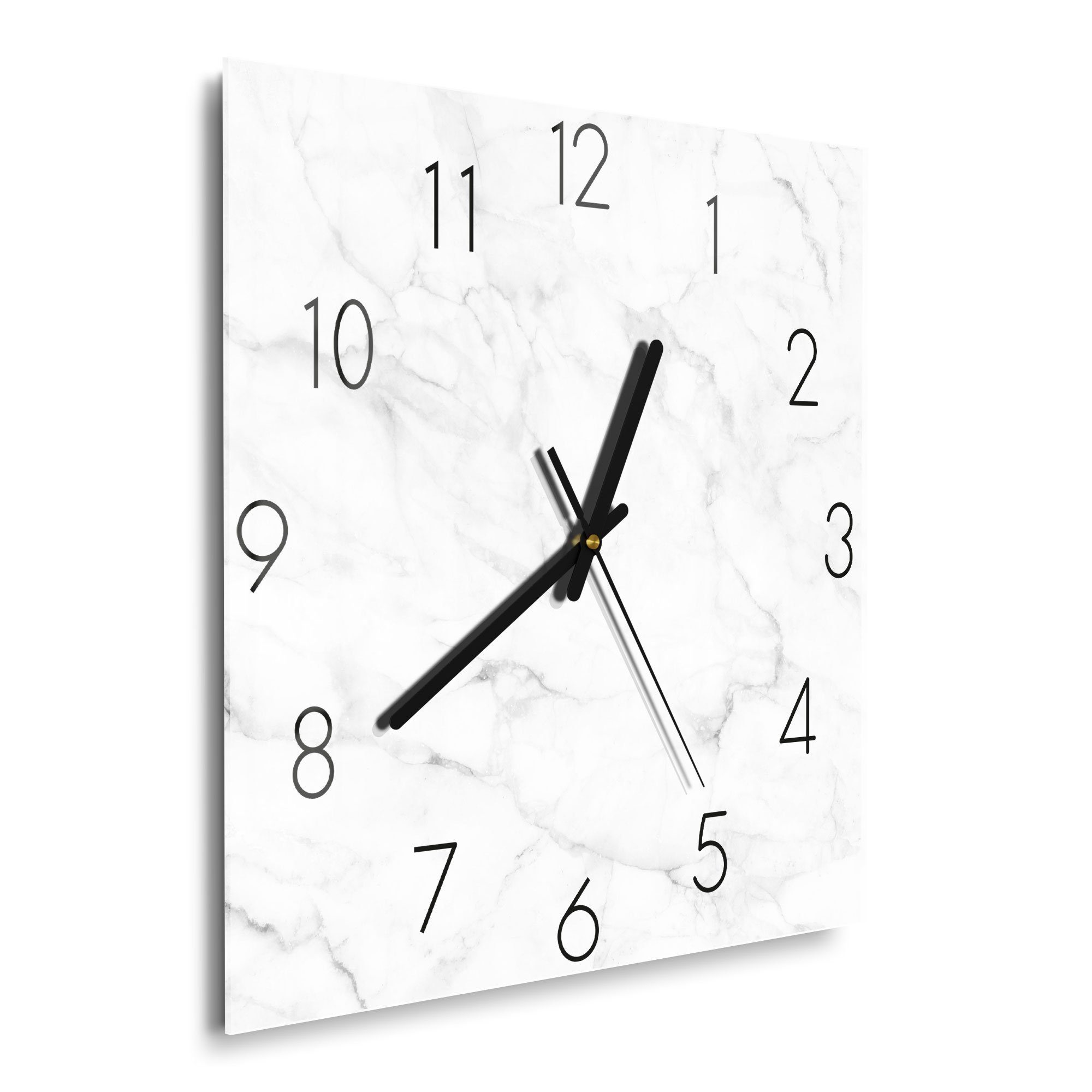DEQORI Wanduhr 'Marmorplatte im Detail' (Glas günstig online kaufen