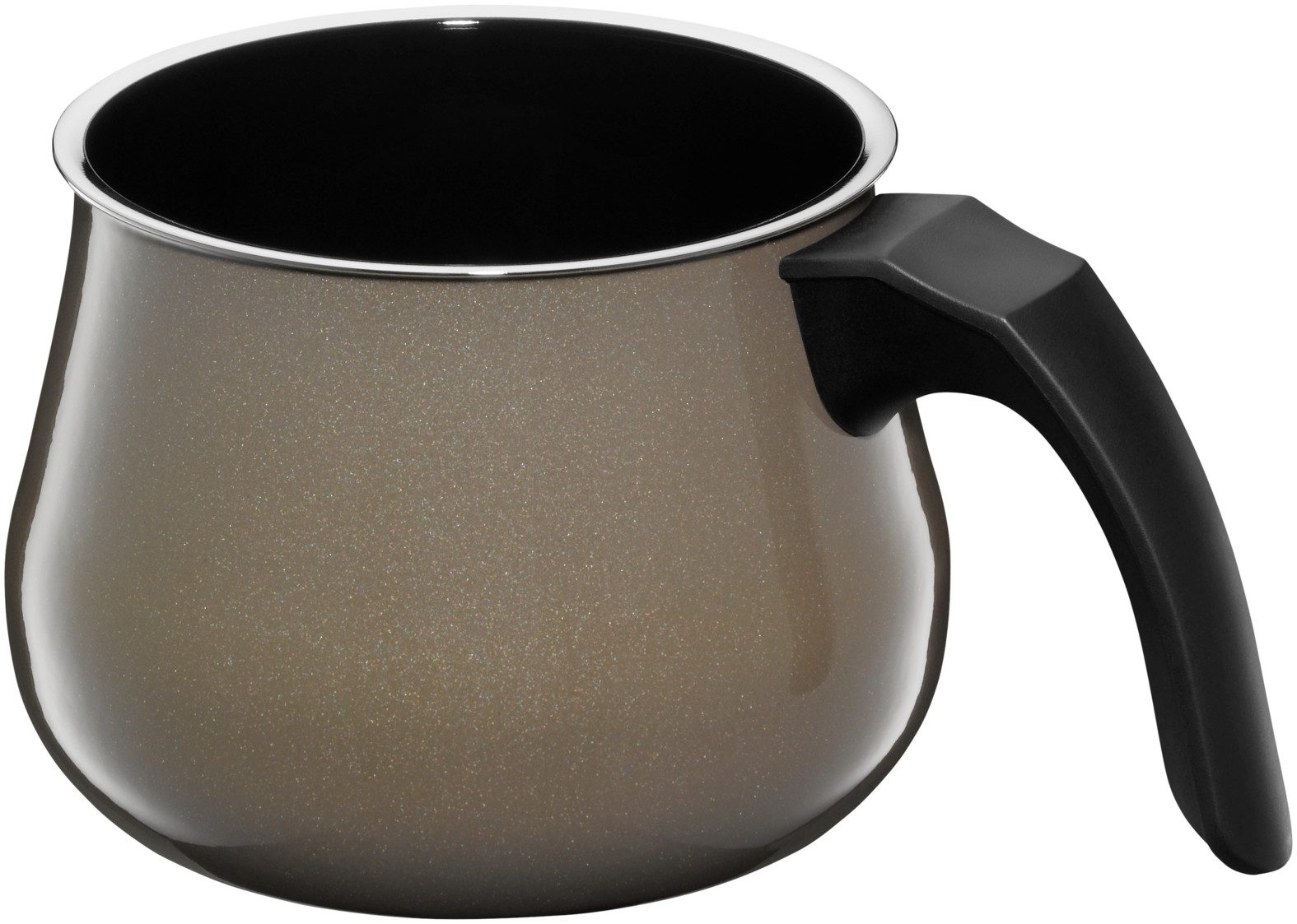 WMF Kochtopf Fusiontec Mineral Mini-Topf mit Glasdeckel, 12 cm, Dark Brass, Fusiontec (1-tlg), Made in Germany