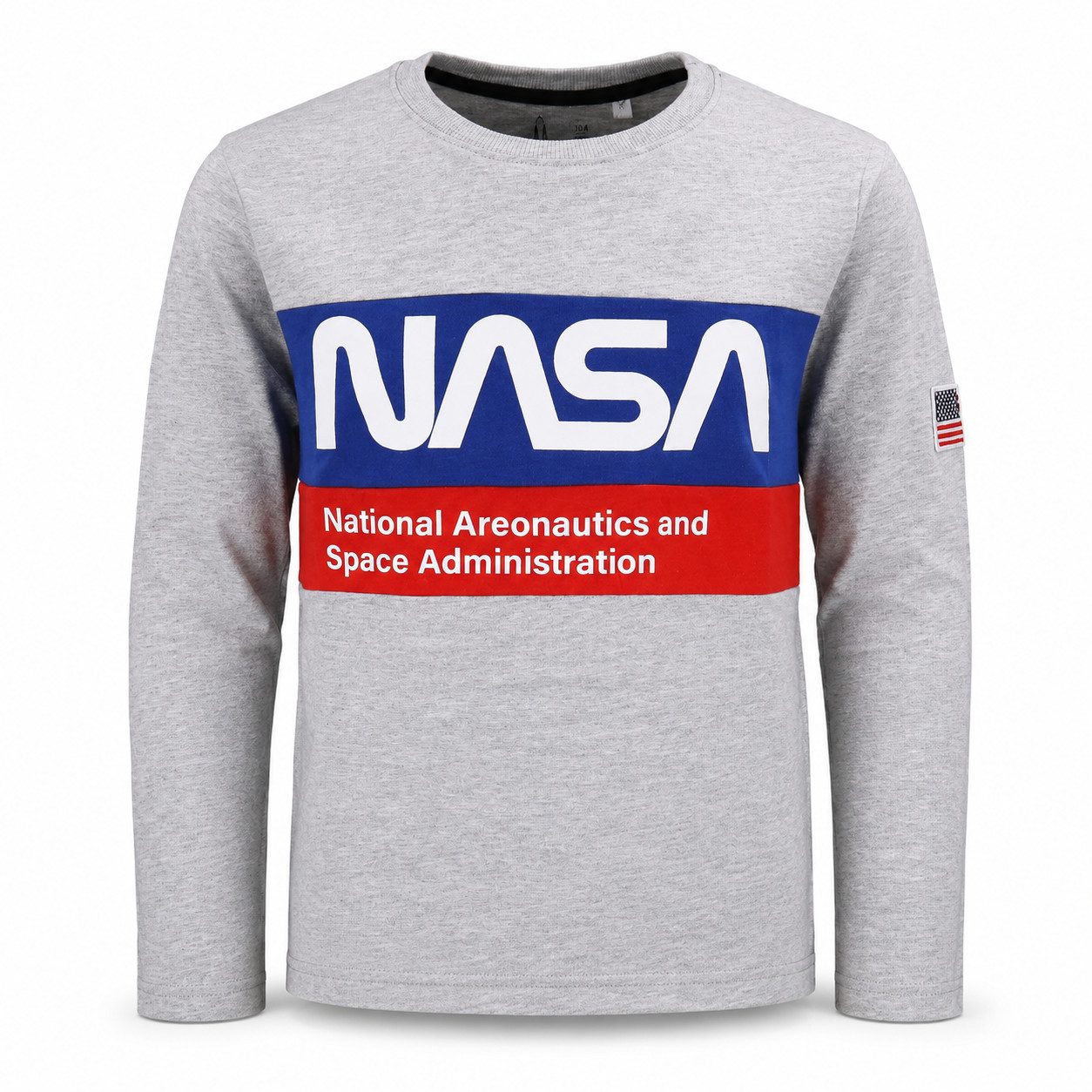 NASA Langarmshirt NASA Space Center Kinder langarm T-Shirt Gr. 134 bis 164