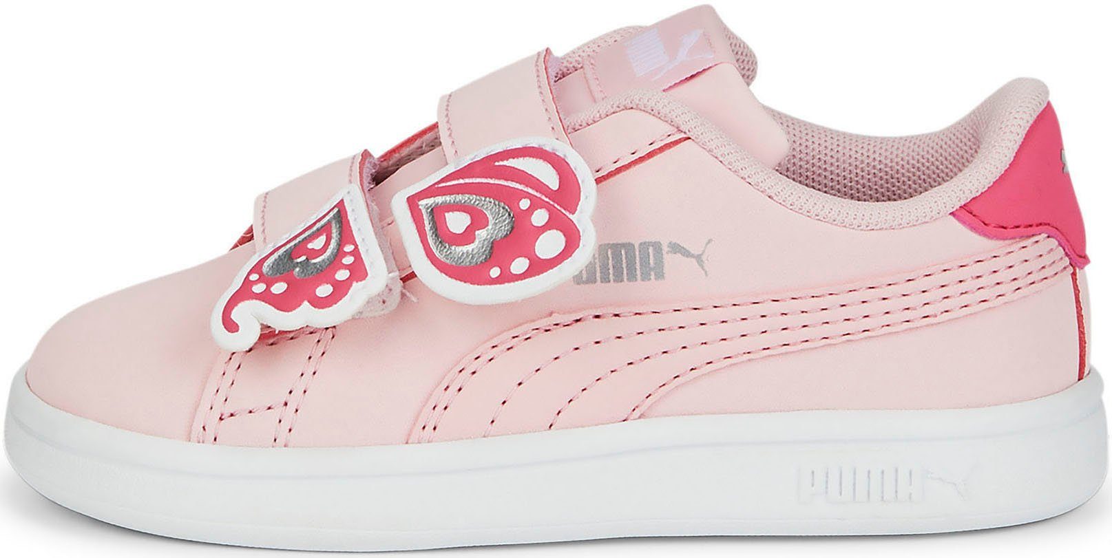 v2 mit Puma Smash V Inf Bfly Klettverschluss rosa PUMA Sneaker