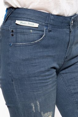 ATT Jeans Straight-Jeans Stella im Used-Look mit reflektierenden Details