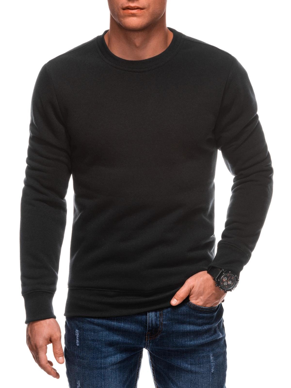 Sweatshirt Sweatshirt mit Rundhalsausschnitt