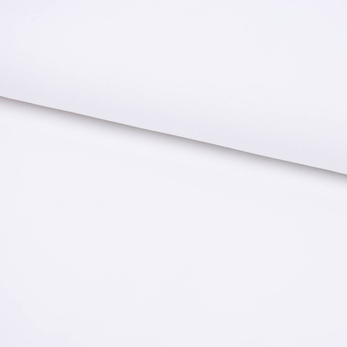 SCHÖNER LEBEN. Stoff Baumwollstoff Meterware Twill Köper Washed einfarbig weiß 145cm