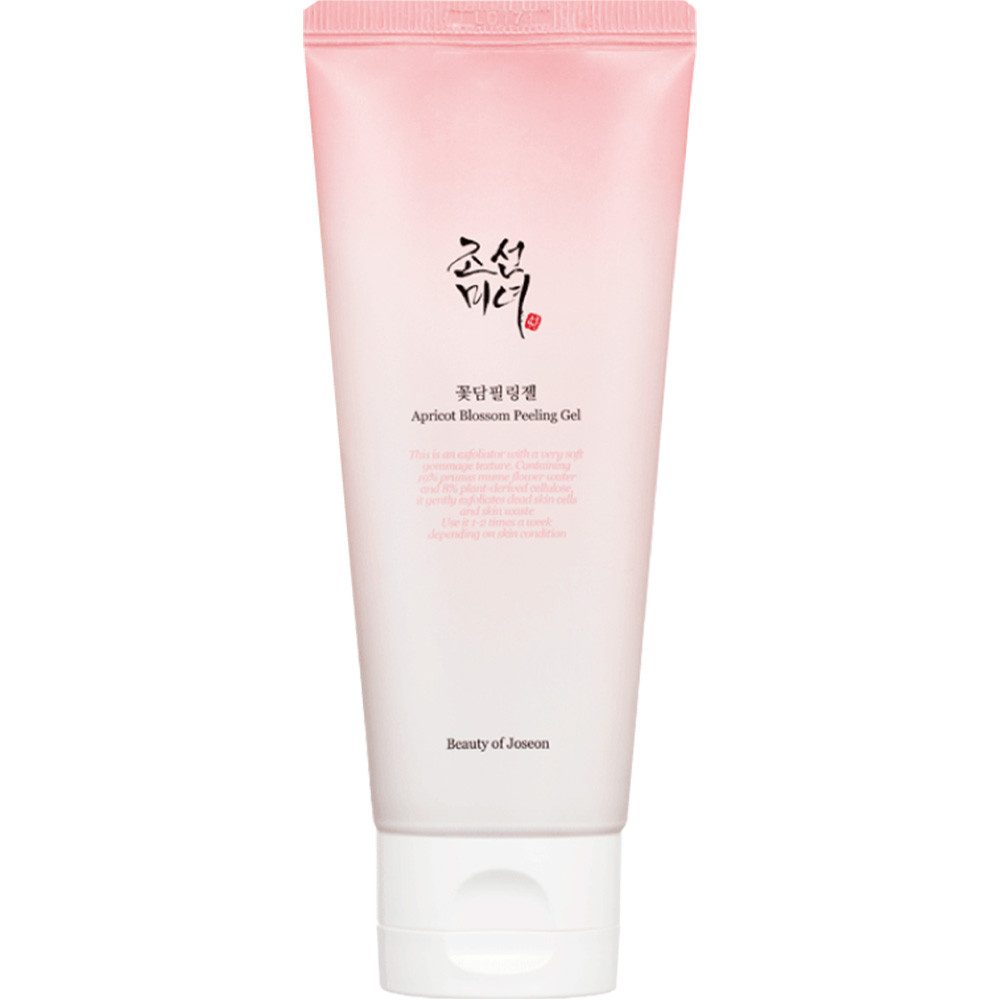 Beauty of Joseon Gesichtspeeling Apricot Blossom Peeling Gel, Peeling-Gel mit 19% Prunus Mume-Blütenwasser