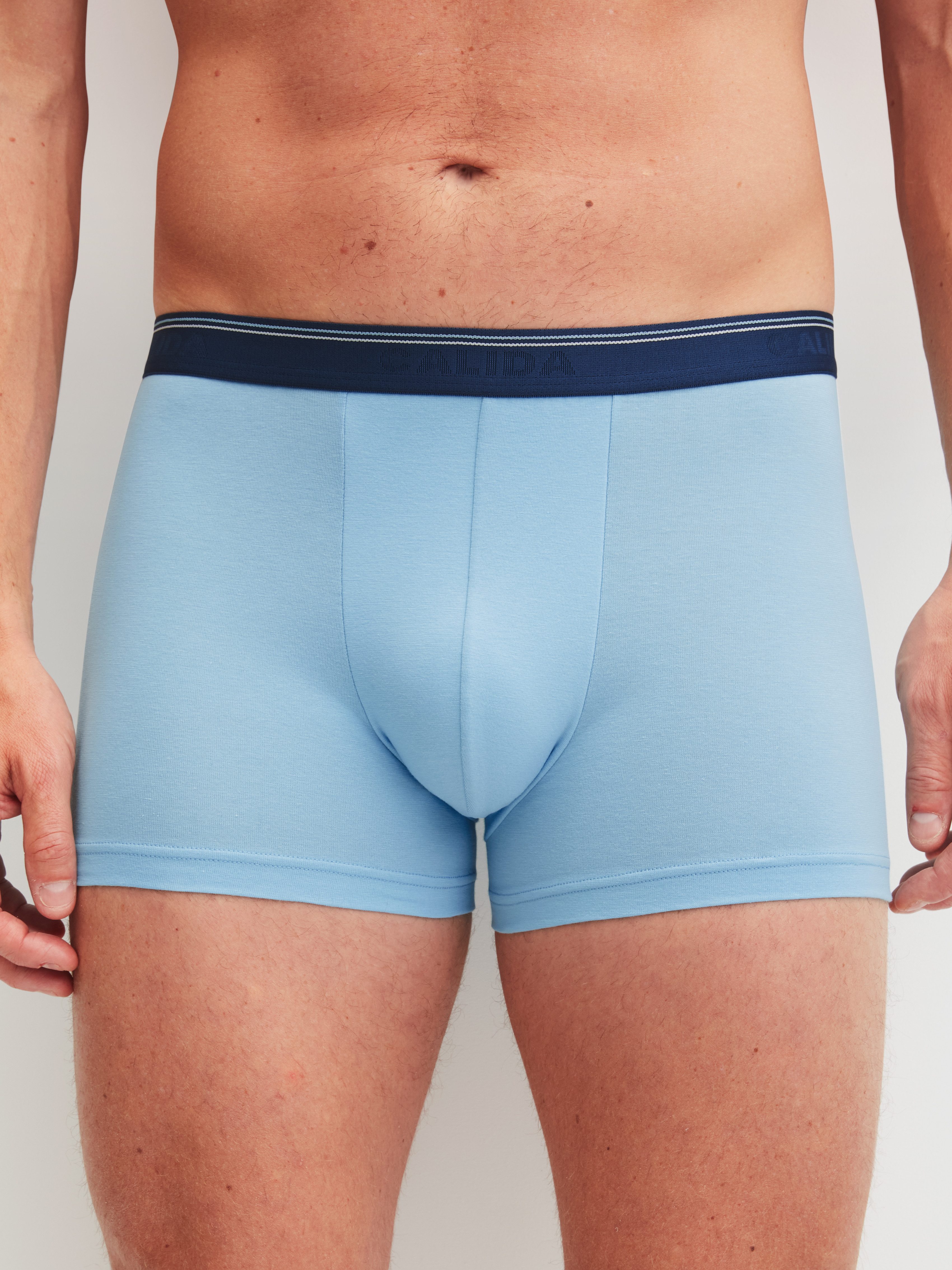 CALIDA Boxershorts Natural Benefit (3er Pack) Single Jersey-Qualität, elastisch