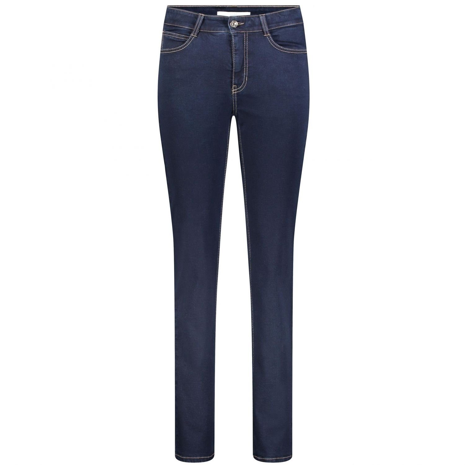 MAC 5-Pocket-Jeans Angela Perfect Fit for ever Jeans Damen dark rinsewash dunkelblau