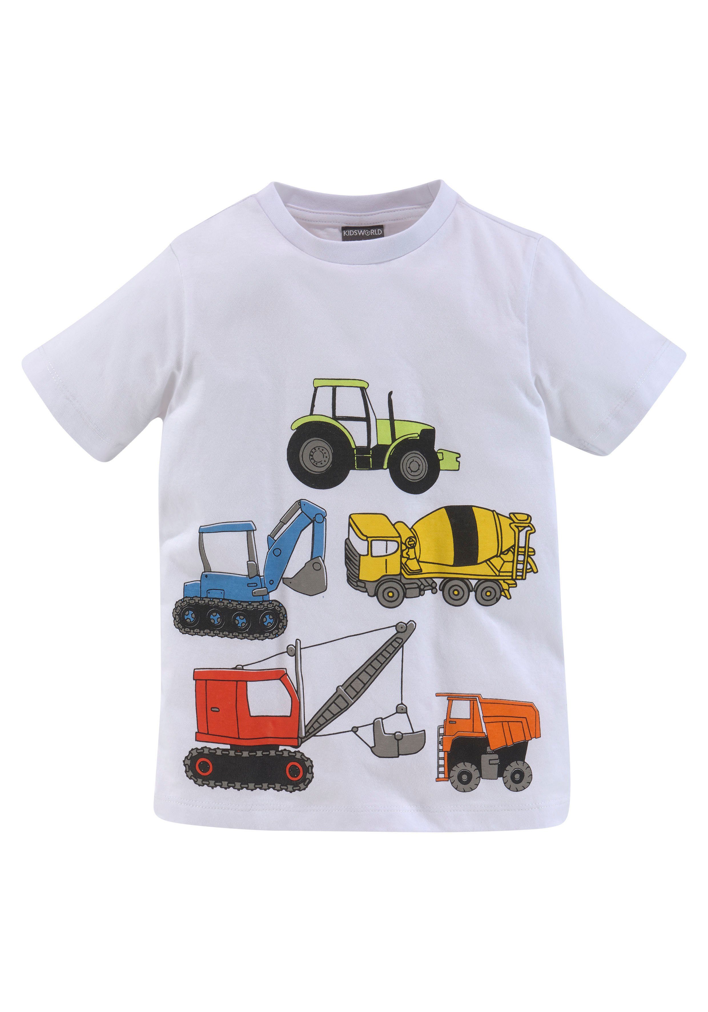 KIDSWORLD T-Shirt Mit allen BAGGER & CO. Print Kurzarm, bedruckt, Rundhalsausschnitt, aus Baumwolle – Bild 5 von 5