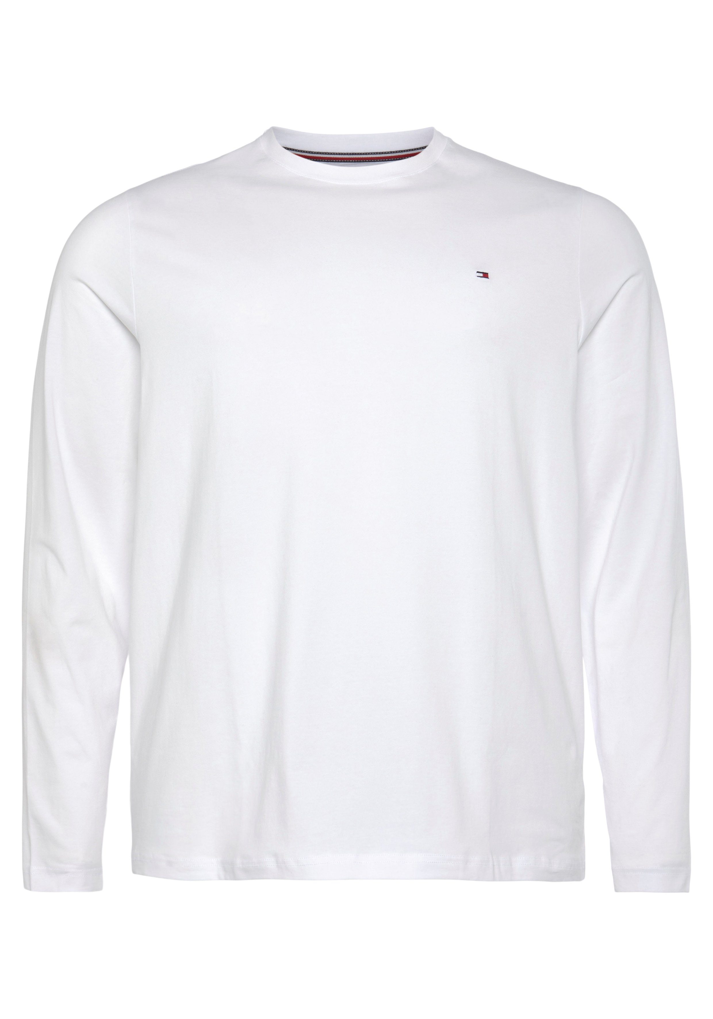 Tommy Hilfiger Big & Tall Longsleeve BT-STRETCH SLIM FIT L/S TEE-B White