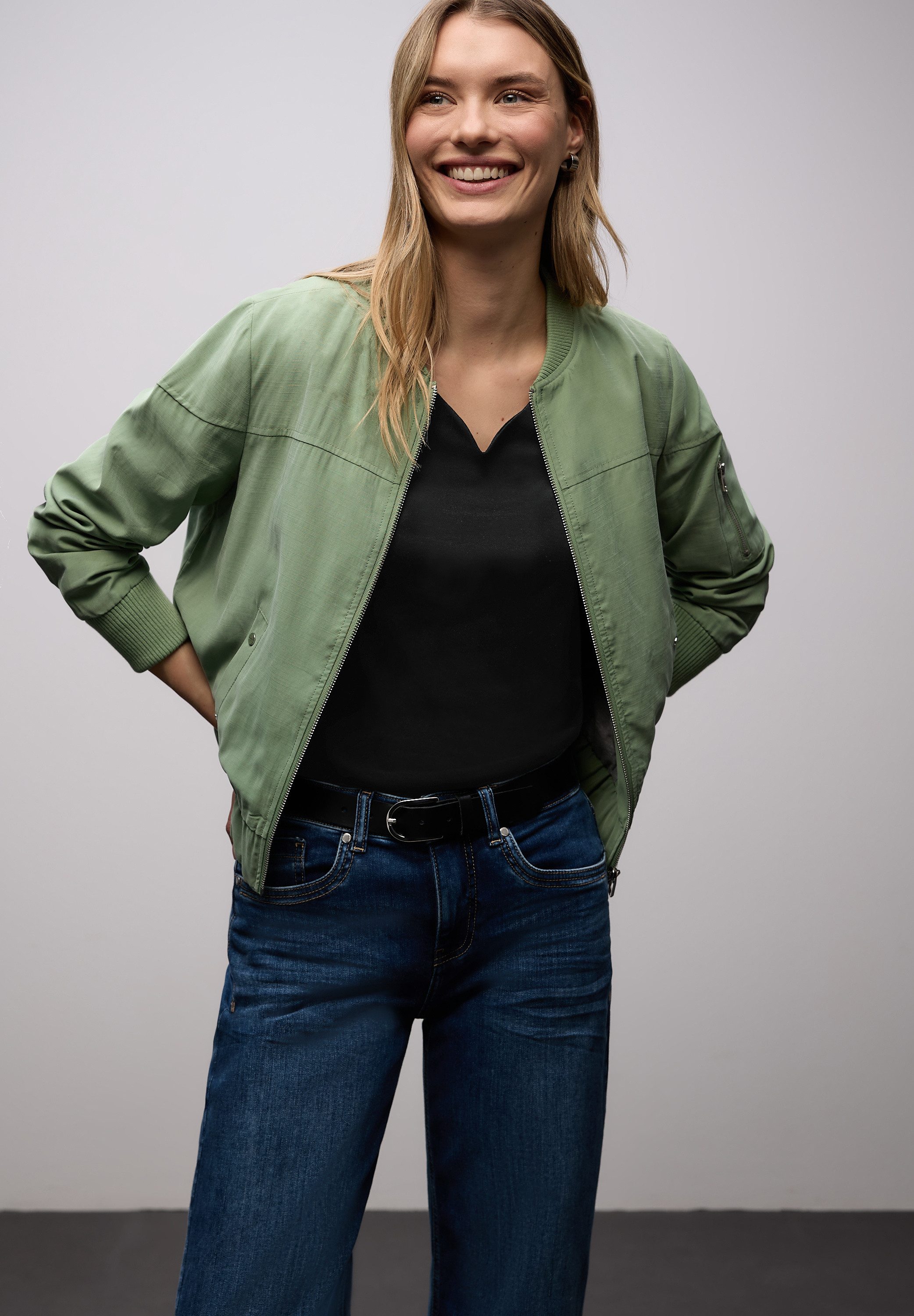 STREET ONE 3/4-Arm-Shirt Style ADA mit Herzausschnitt günstig online kaufen