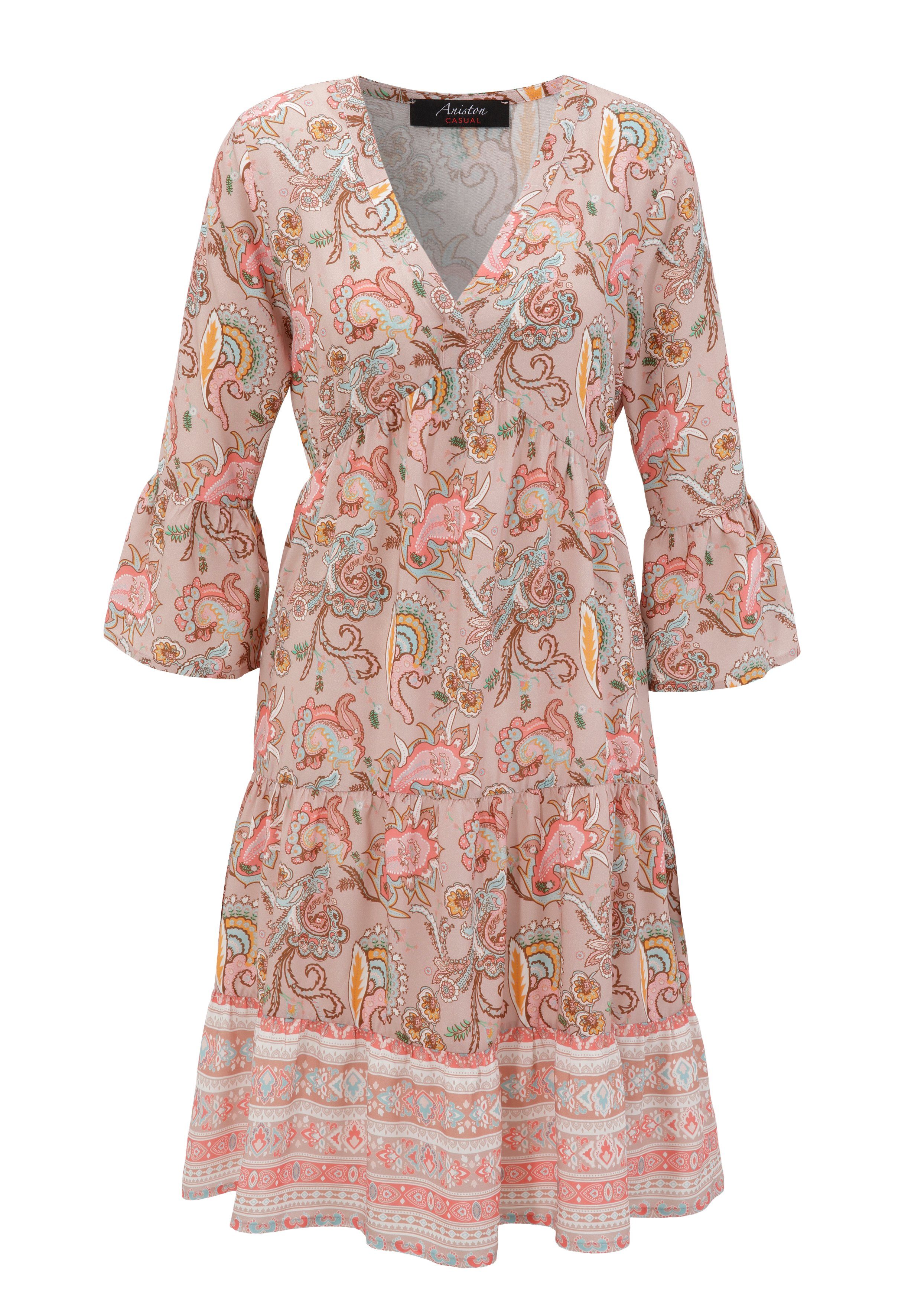 Aniston CASUAL Tunikakleid mit fantasievollem Druck