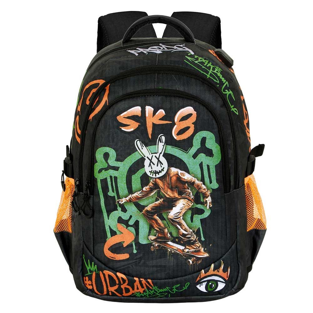 PRO DG Laptoprucksack Rabbit großer Rucksack Tagesrucksack Alltagsrucksack, USB-Anschluss für elektronische Geräte