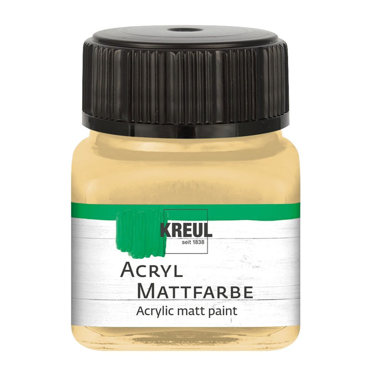 C. KREUL Acrylfarbe KREUL Acryl Mattfarbe cappuccino 20ml Glas