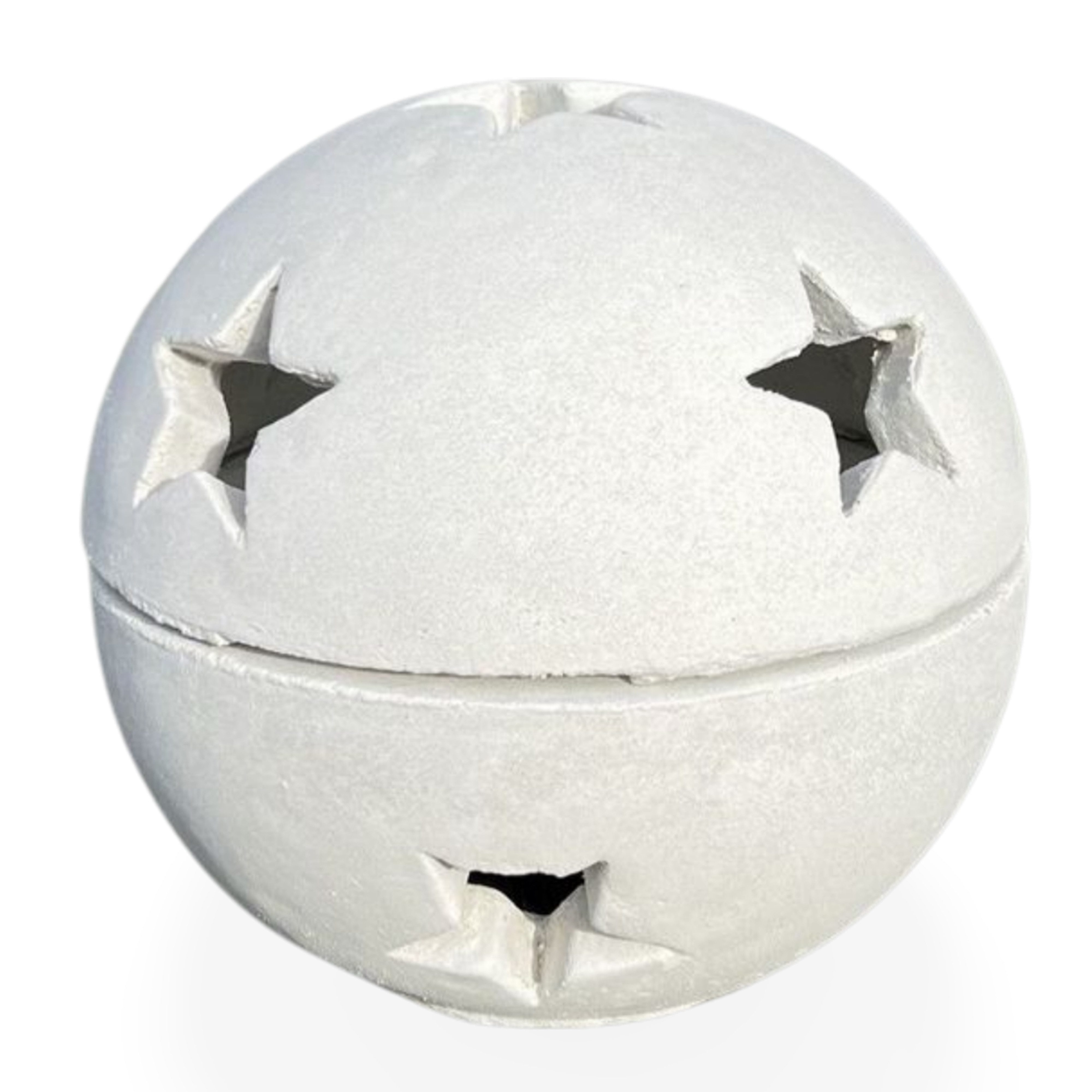 gartendekoparadies.de Gartenfigur Weihnachtskugel mit Sterne, Steinfigur, Ø günstig online kaufen