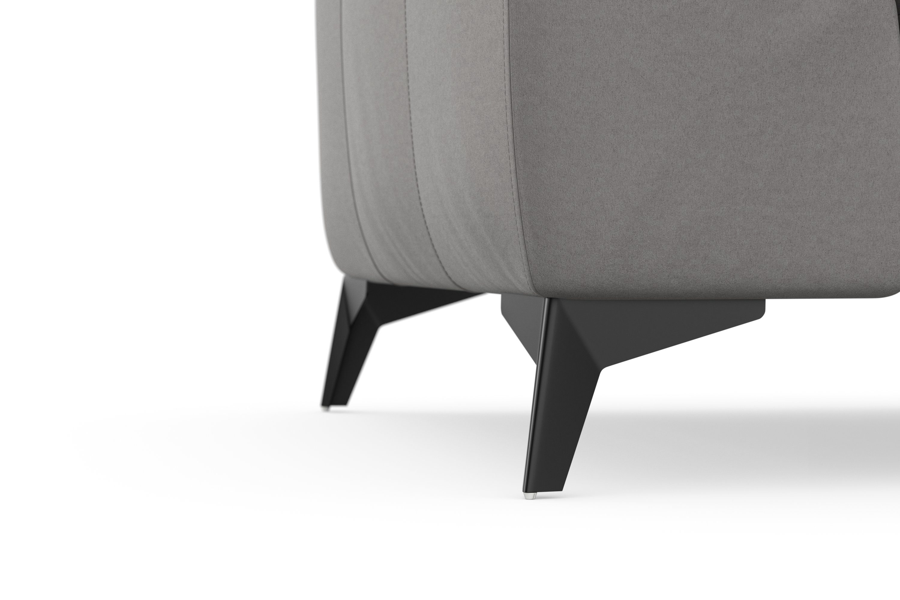 sit&more Ecksofa Sinatra, mit und Recamiere, Kopfteilverstellung Armteilfunktion mit optional