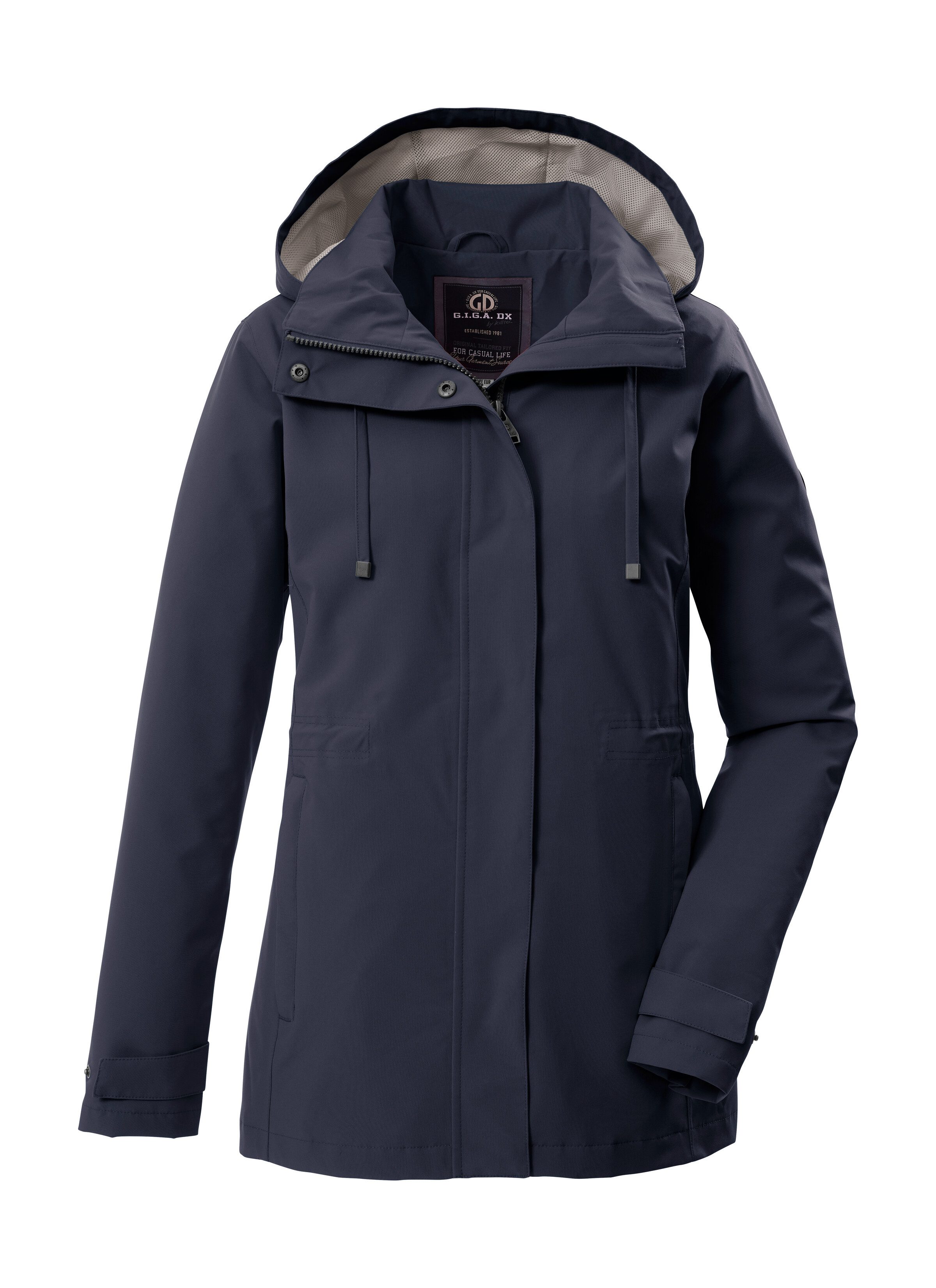G.I.G.A. DX by killtec Funktionsjacke GS 106 WMN JCKT Winddichte, wasserabweisende Damenjacke mit verstellbarer Passform