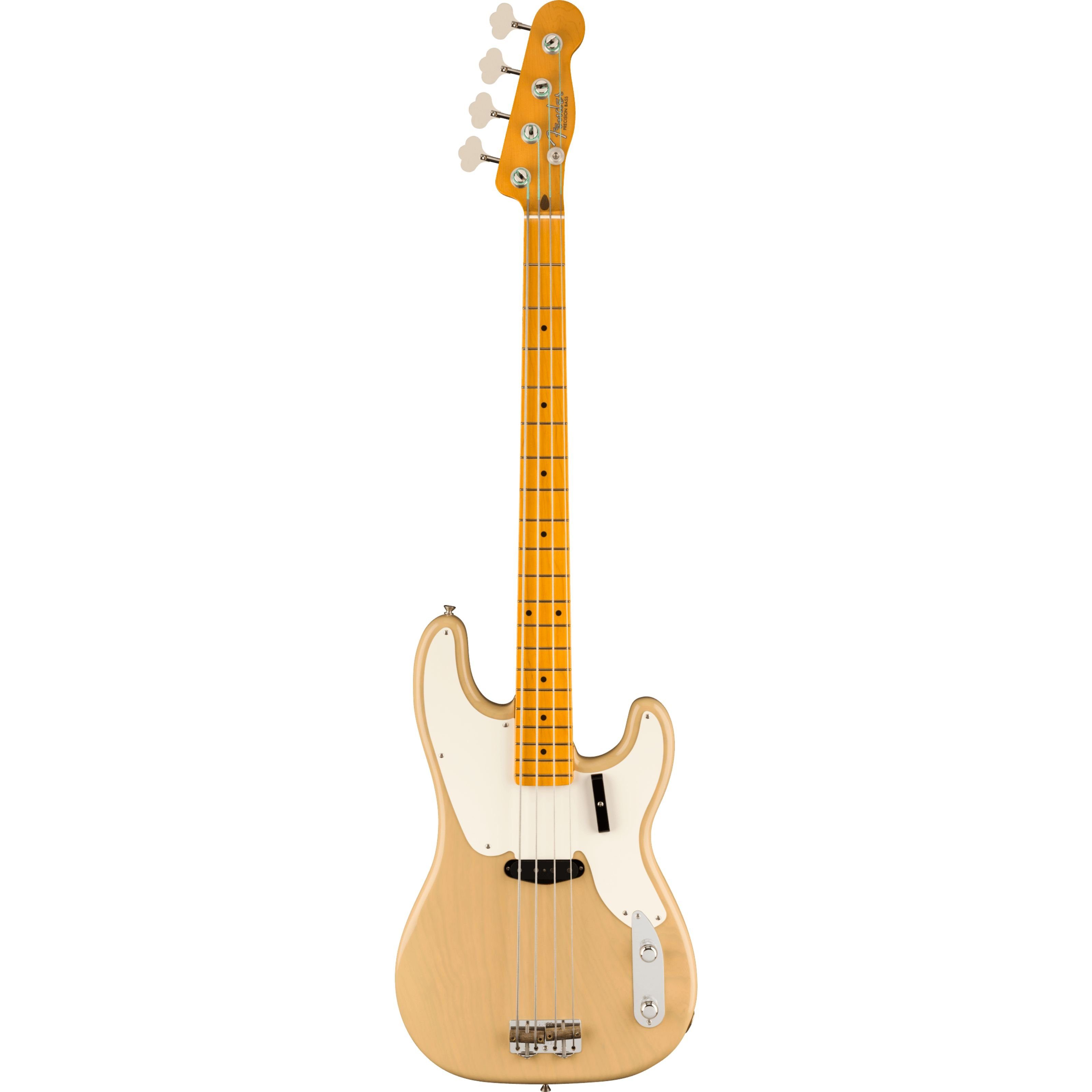 Fender E-Bass, E-Bässe, 4-Saiter E-Bässe, American Vintage II 1954 Precision Bass MN Vintage Blonde - E-Bass