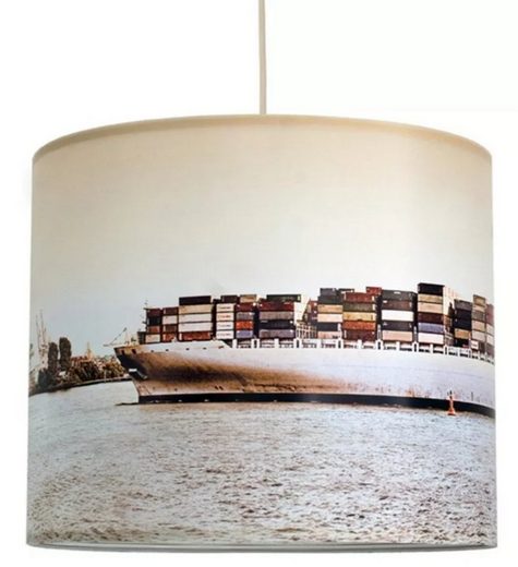 anna wand Lampenschirm »Hamburg Containerschiff 40 cm / 34 cm Höhe«