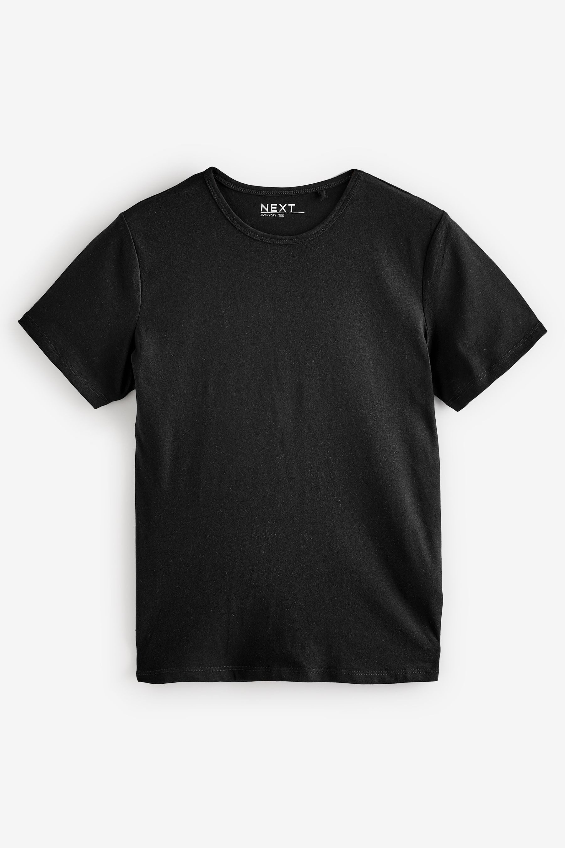 Next T-Shirt Everyday Kurzarm-T-Shirt mit Rundhalsausschnitt (3-tlg) – Bild 4 von 5