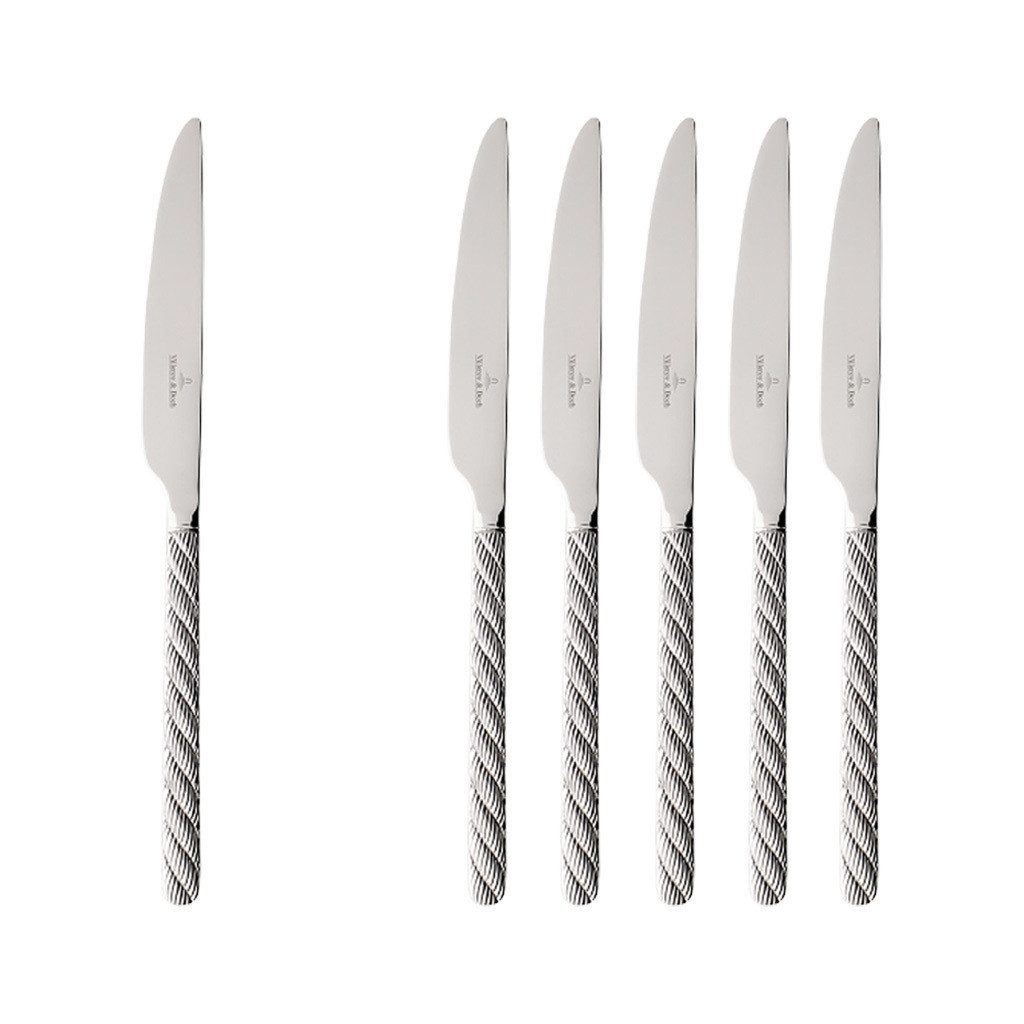 Villeroy & Boch Tafelmesser Montauk Tafelmesser 237 mm 6er Set (6 Stück)