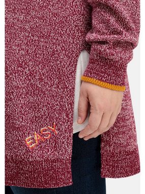 Sheego Longstrickjacke Große Größen aus flauschigem Baumwollmix