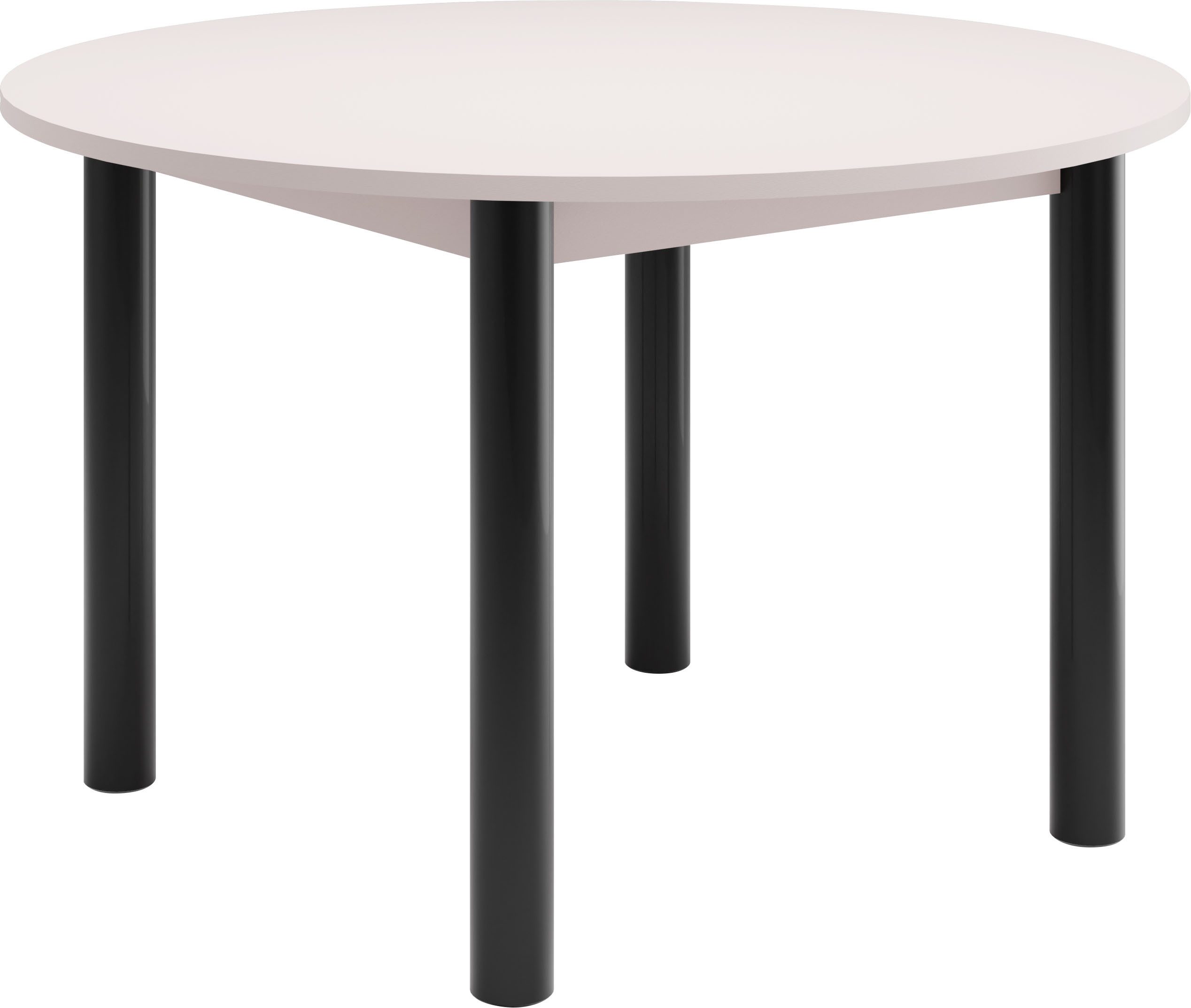 TOM TAILOR HOME Esstisch COLOR TABLE (1-St), Esstisch, 4-Fuß, 3 Größen, 3 Dekorfarben, 4 Fußfarben, ABS-Kante