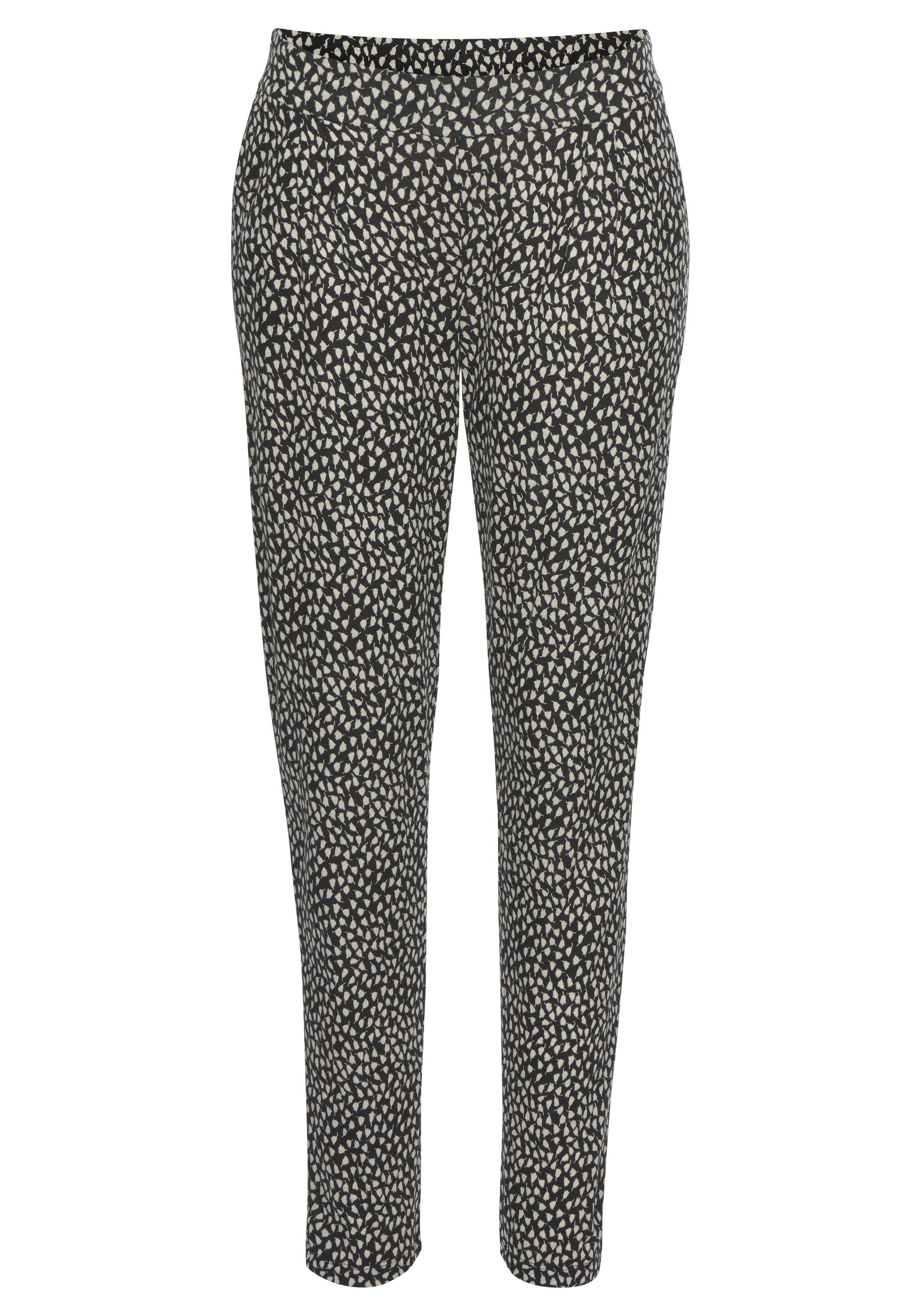 s.Oliver Strandhose mit Blumendruck und Taschen, günstig online kaufen