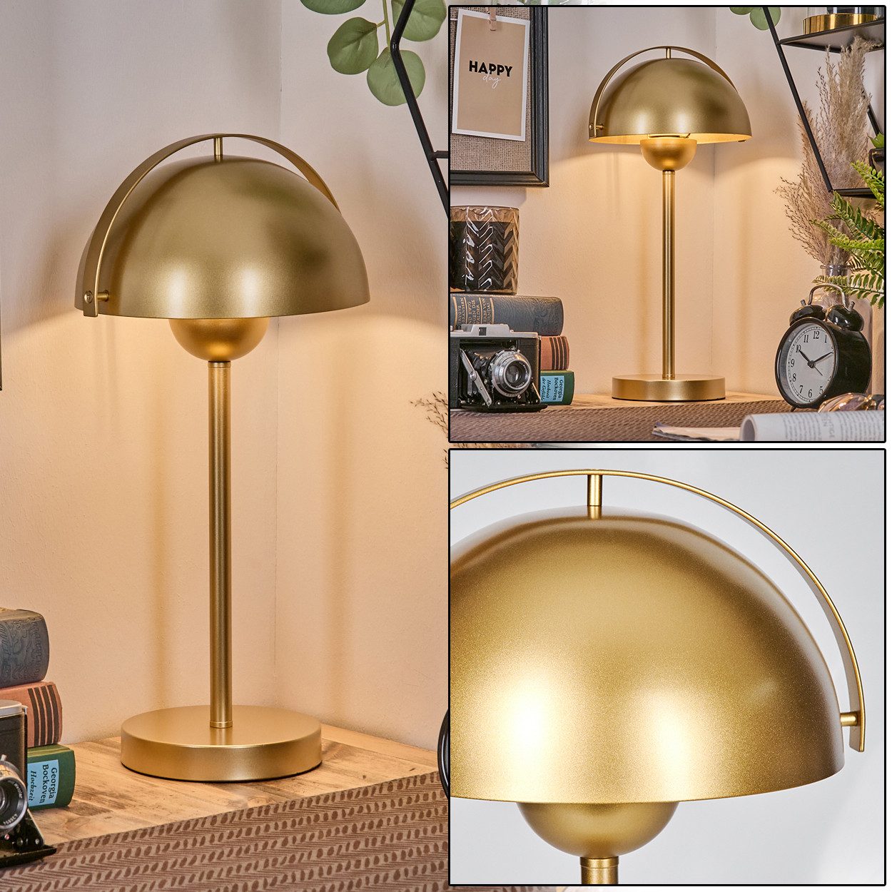 hofstein Tischleuchte Tischlampe aus Metall in günstig online kaufen