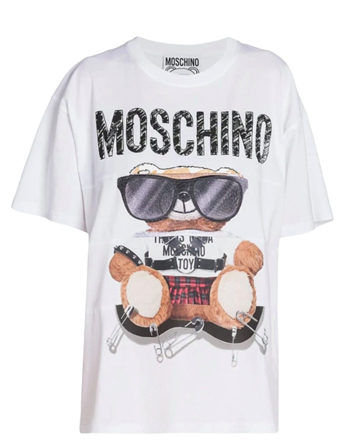 Moschino T-Shirt Couture Teddy Bear Oversize Loose Fit Teddybär Top