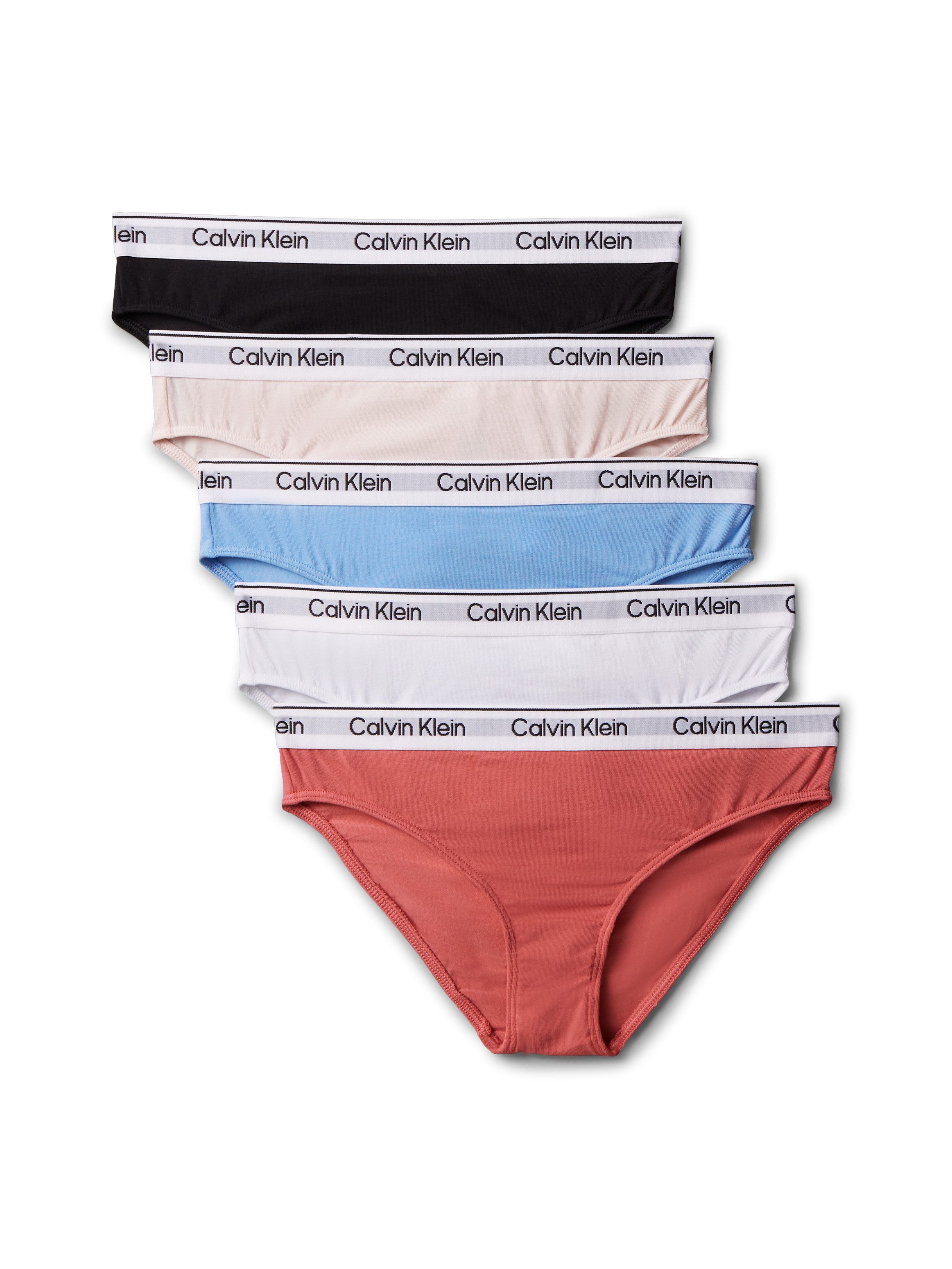 Calvin Klein Underwear Brasilslip 5PK BIKINI (Packung, 5-St., 5er-Pack) mit Logobund