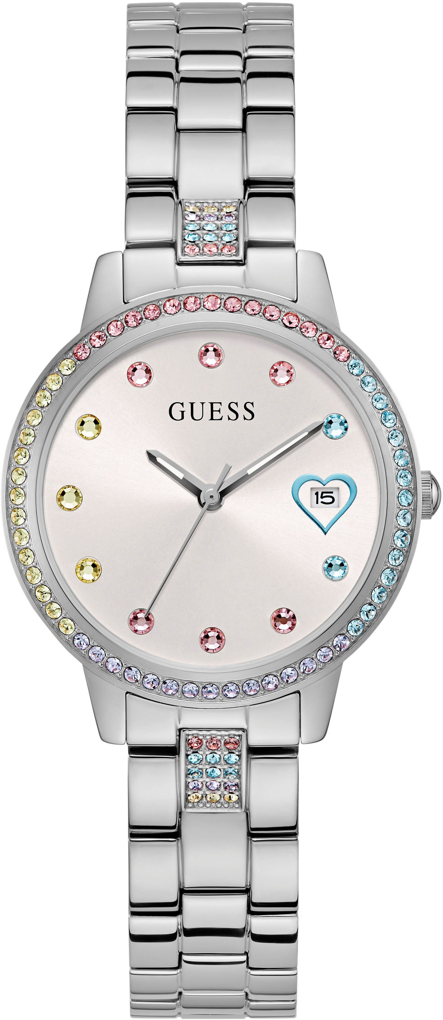 Quarzuhr THREE OF HEARTS GW0657L1