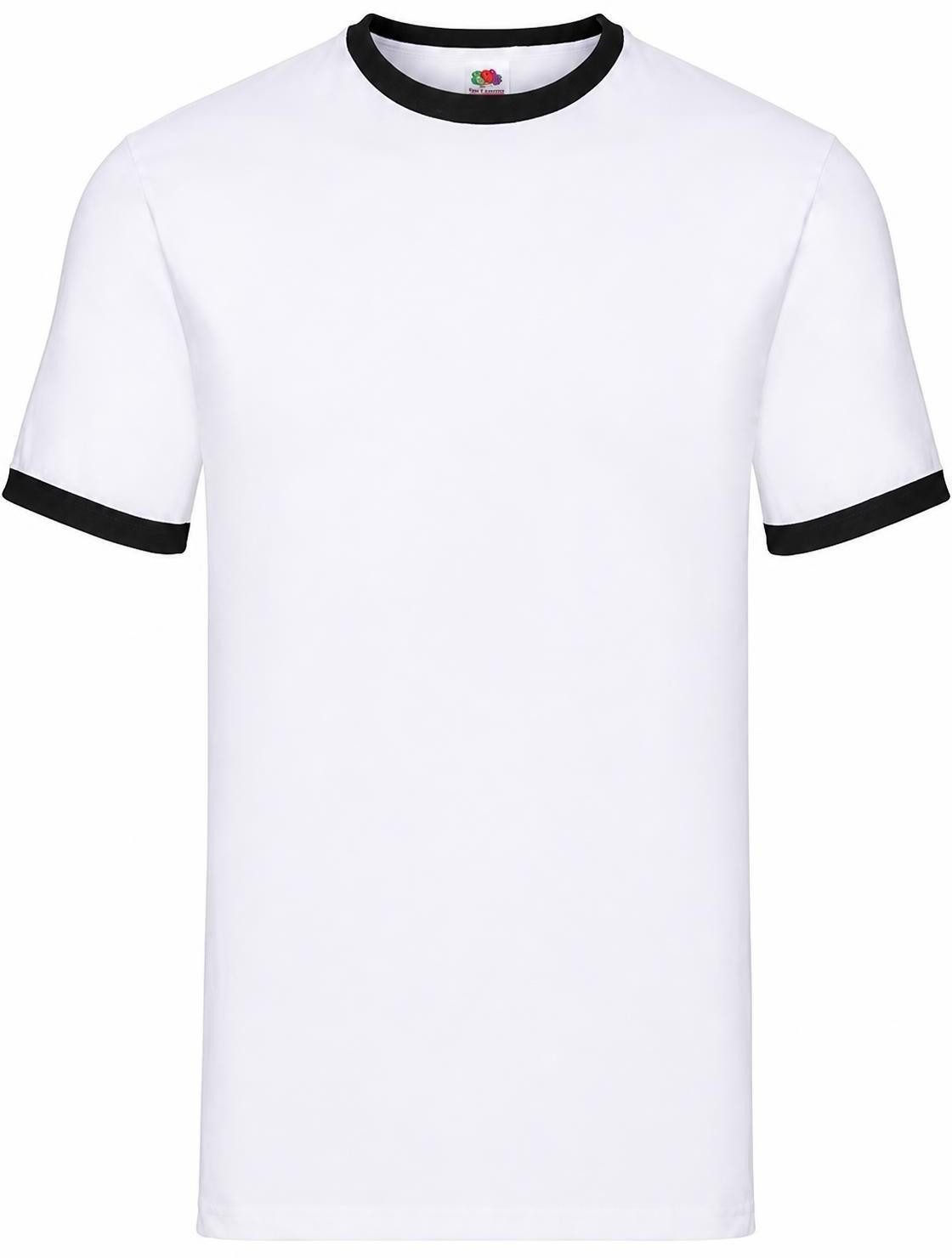 Fruit of the Loom Rundhalsshirt Ringer Herren T-Shirt