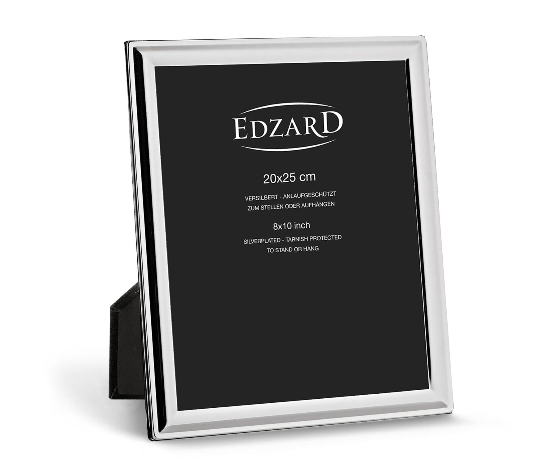 EDZARD Рамки Terni, für 20x25 cm Foto - Fotorahmen edel versilbert & anlaufgeschützt