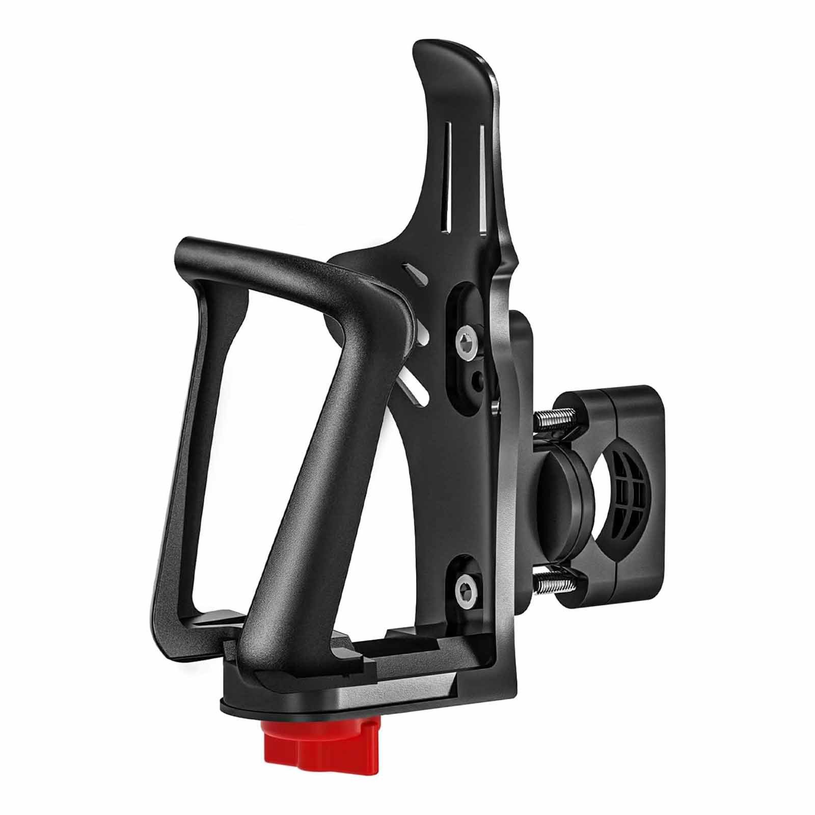 REDOM Fahrrad-Flaschenhalter Trinkflaschenhalterung Fahrrad-Getränkehalter Fahrrad-Flaschenständer, (360° drehbare Halterung für flexible Ausrichtung, 1-St., Einstellbarer Durchmesser für Flaschen von 45–78 mm), Universal Getränkehalter für E-Bike Mountainbike Motorrad Kinderwagen