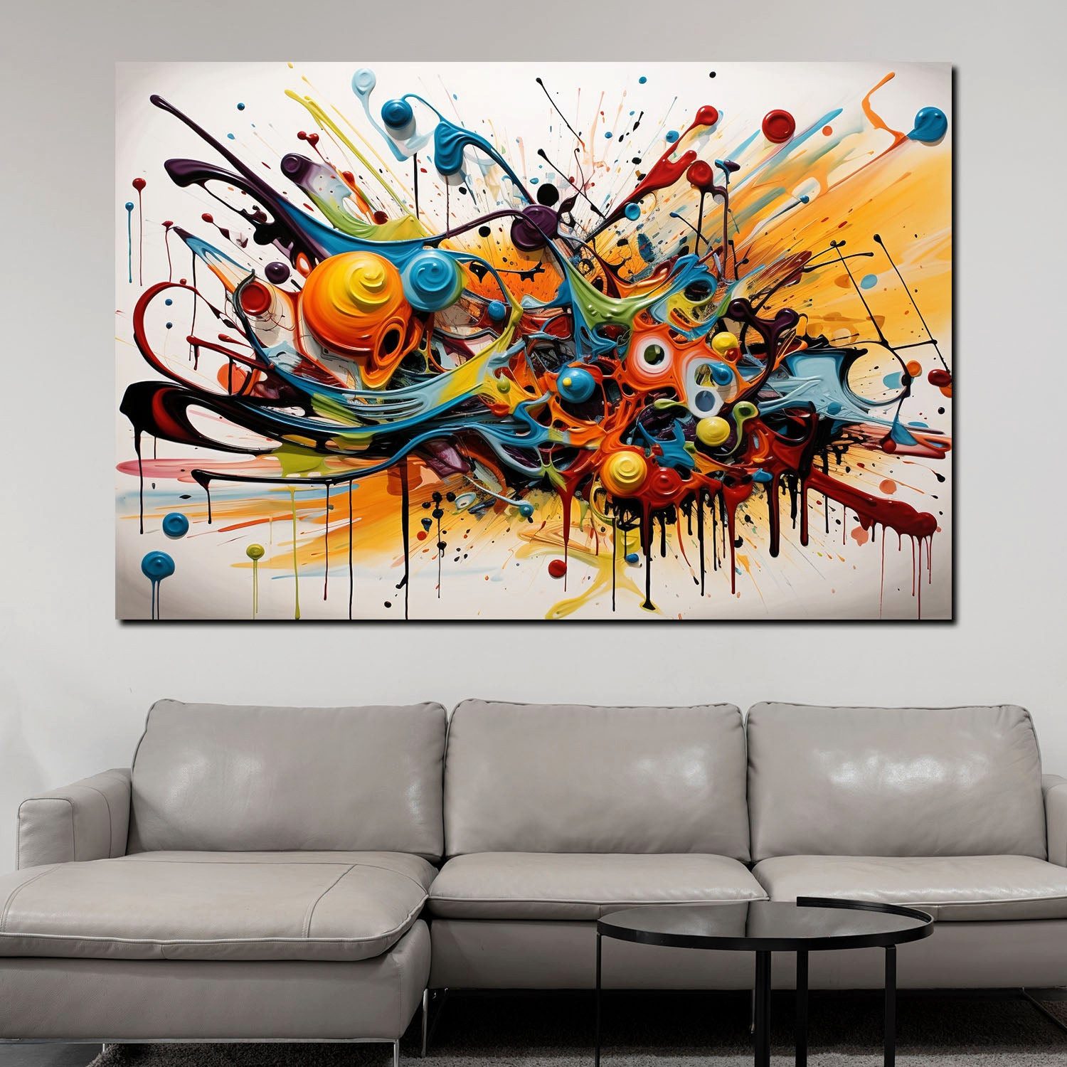 Artedinoi Leinwandbild Kunst abstrakt Wandbild Leinwandbild günstig online kaufen