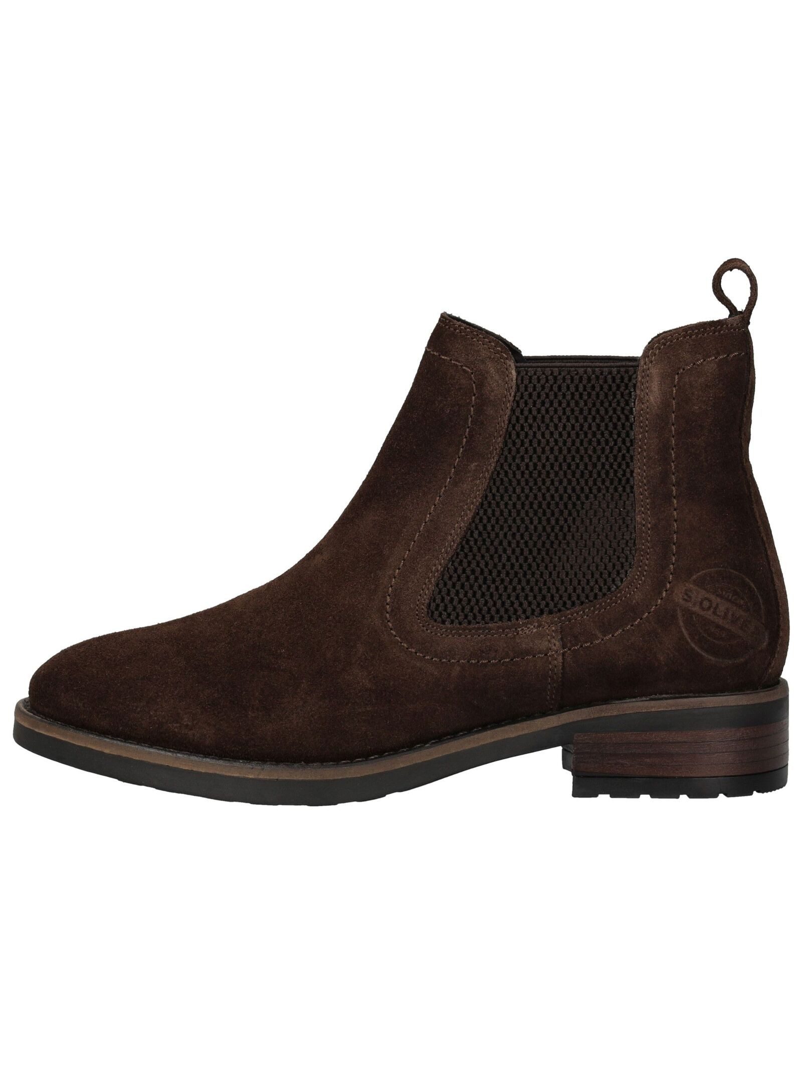 s.Oliver Stiefelette Veloursleder/Textil . Stiefelette günstig online kaufen